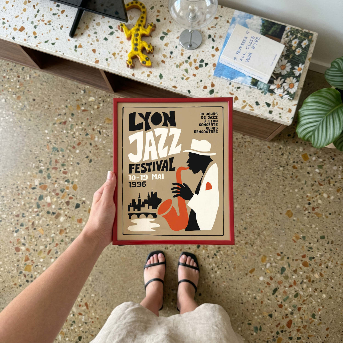 Lyon Jazz Festival Poster Print
