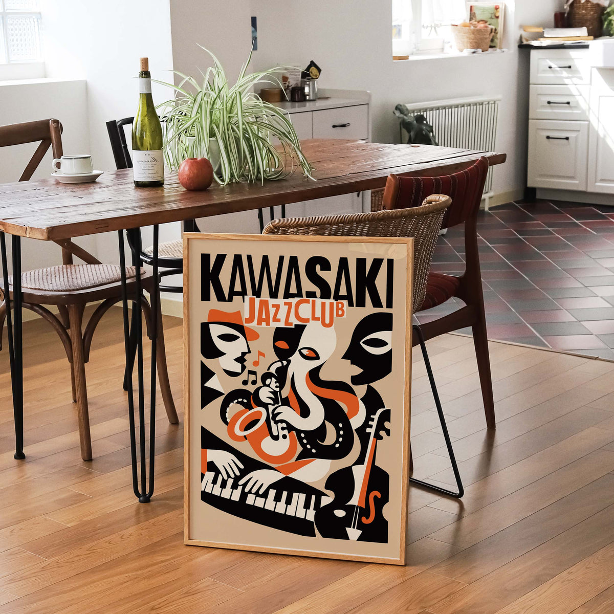 Kawasaki Jazz Club Poster Print