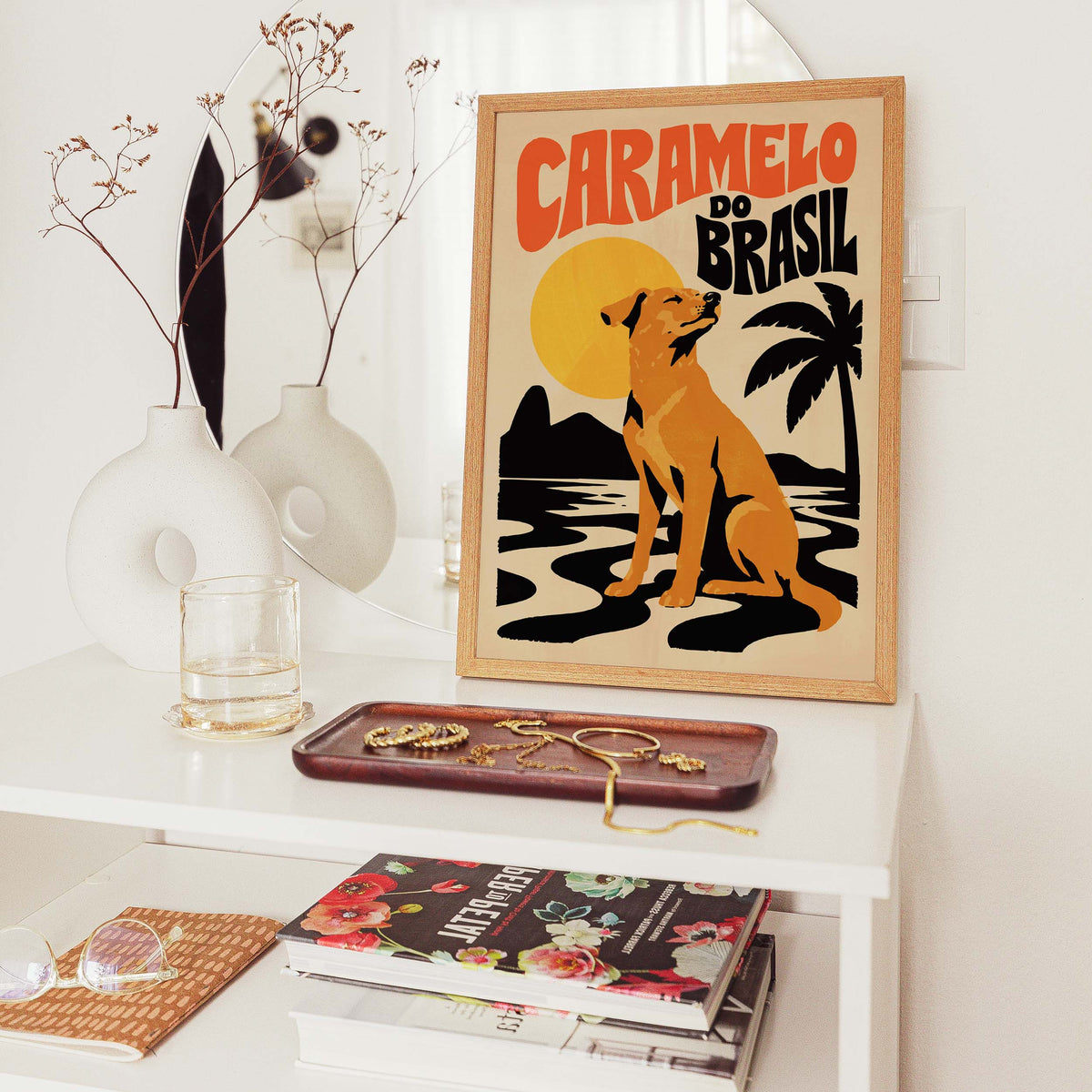 Caramelo Brazil Dog Poster Print