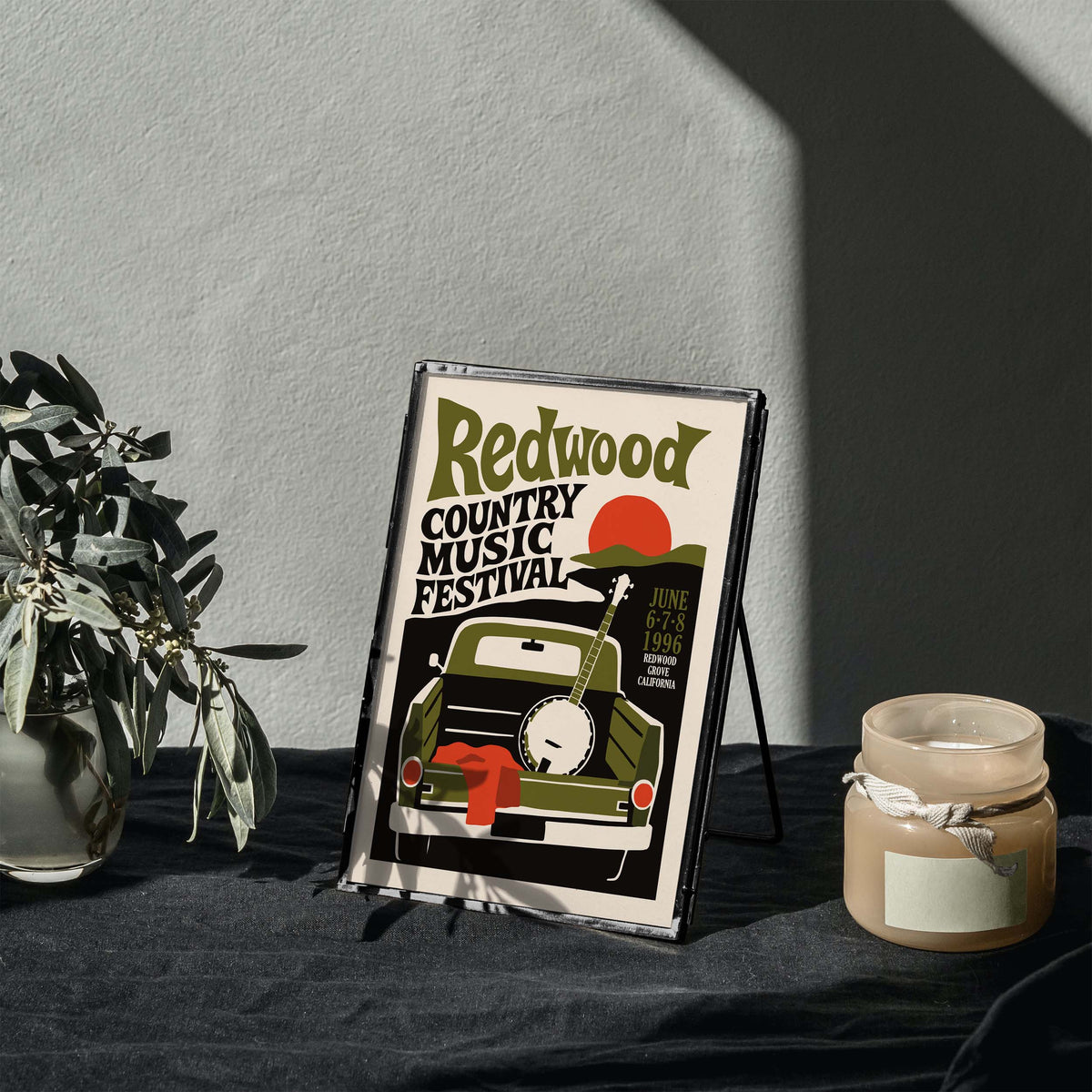 Redwood Country Music Festival Poster