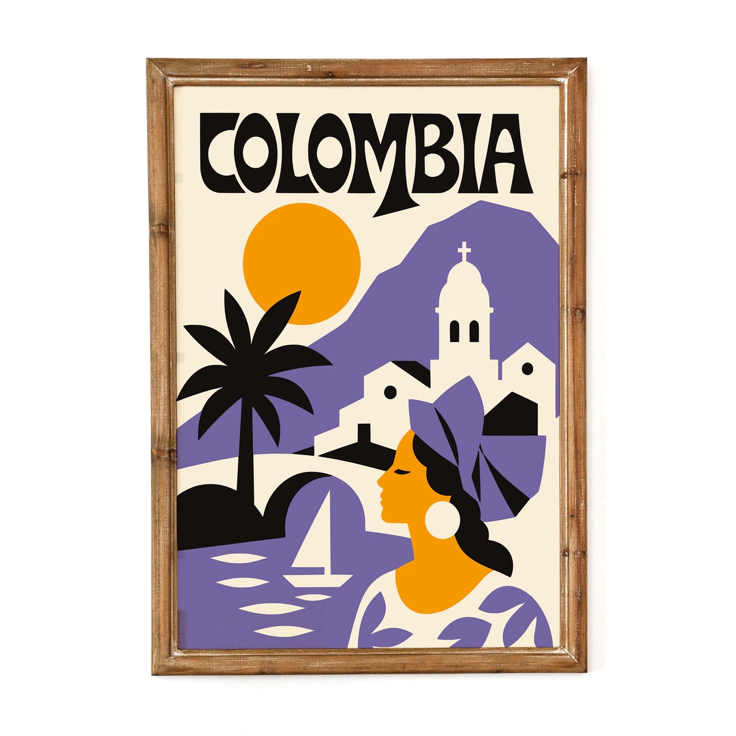 Colombia Travel Poster