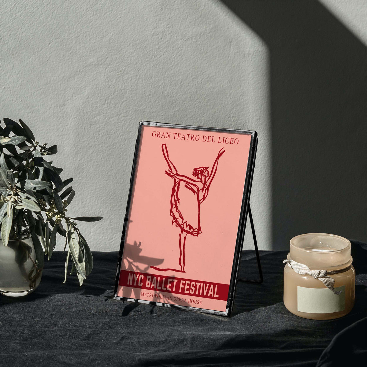 NYC Ballet Festival Poster Print