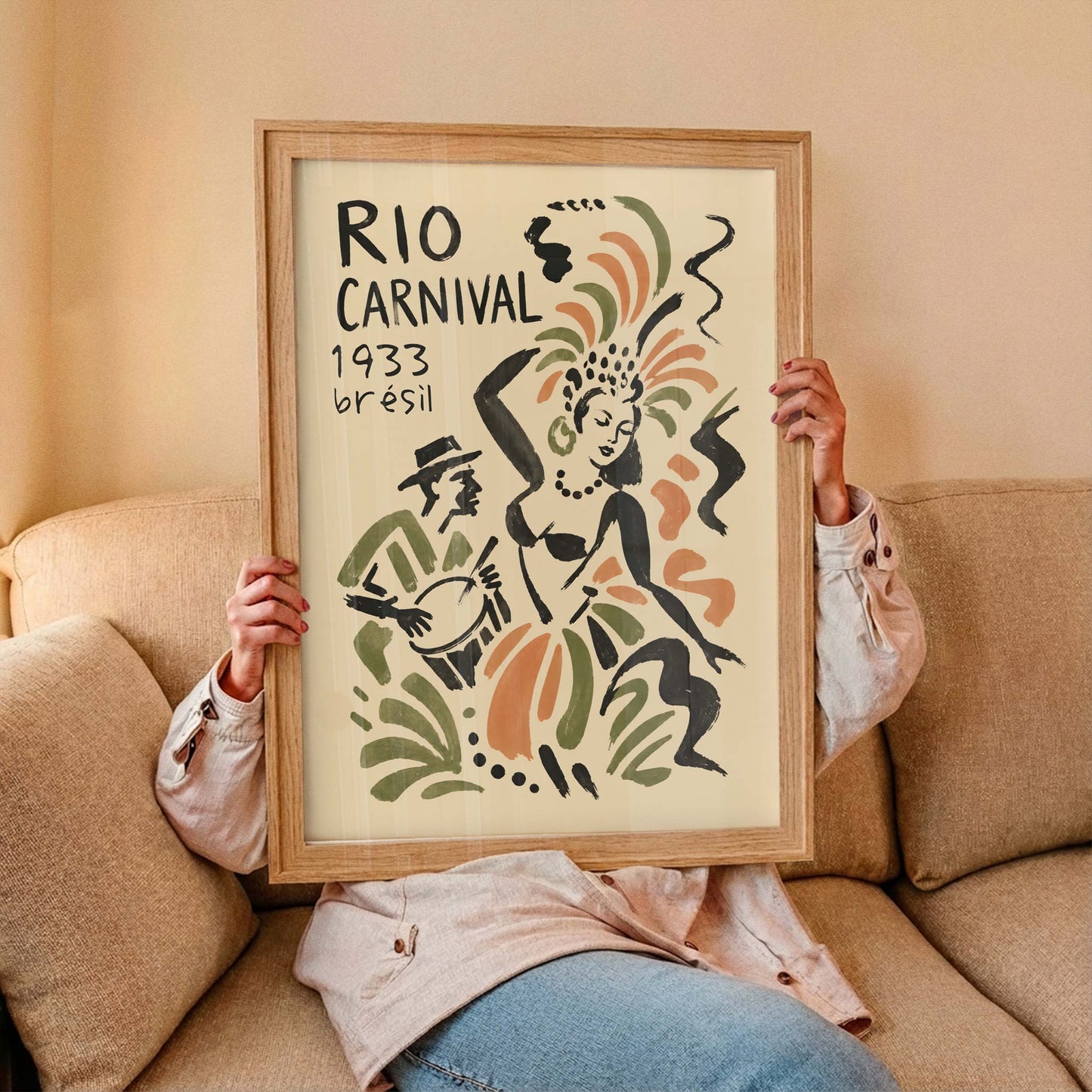 Rio Carnival Living Room Art