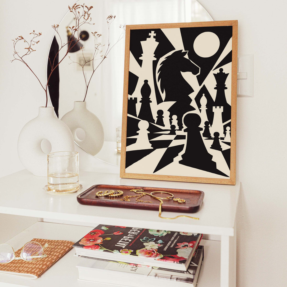 Chess Knight Wall Art Poster
