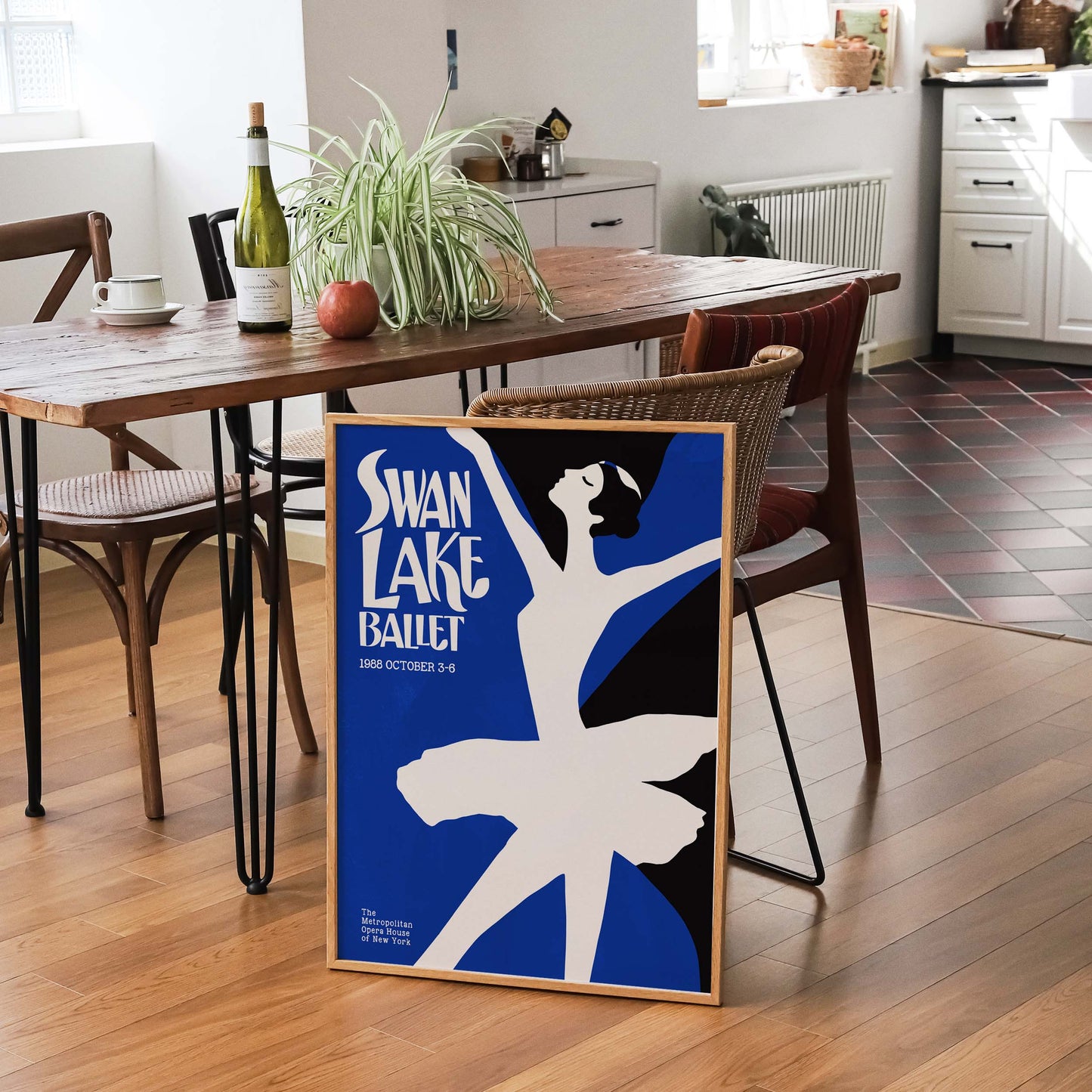 Swan Lake Ballet Poster