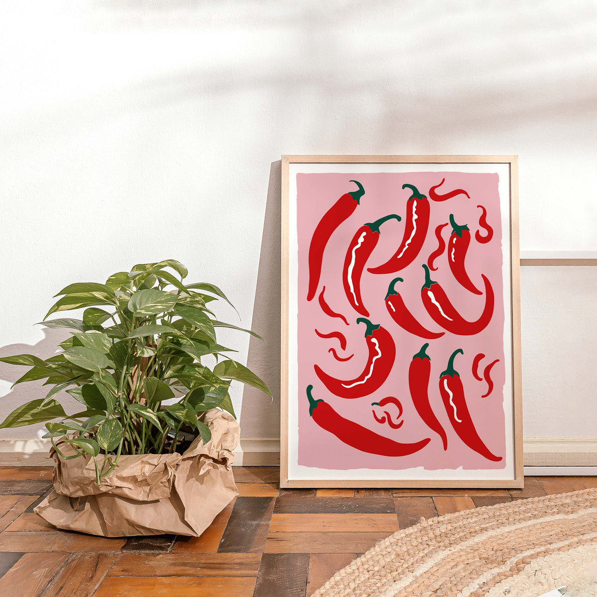 Chili Pepper Wall Art Print