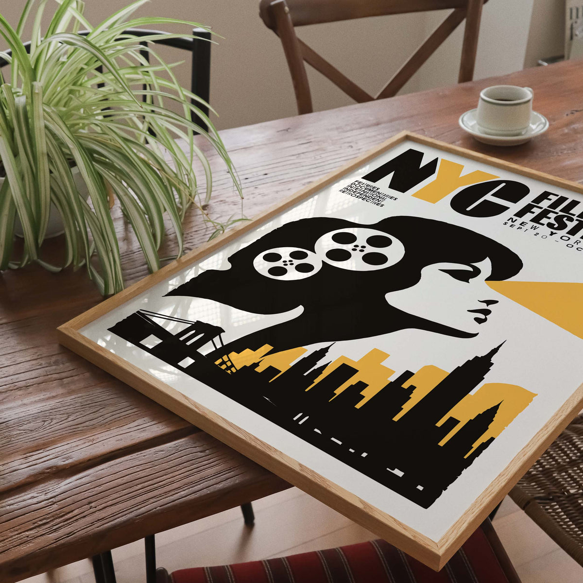 New York Film Festival Poster Print