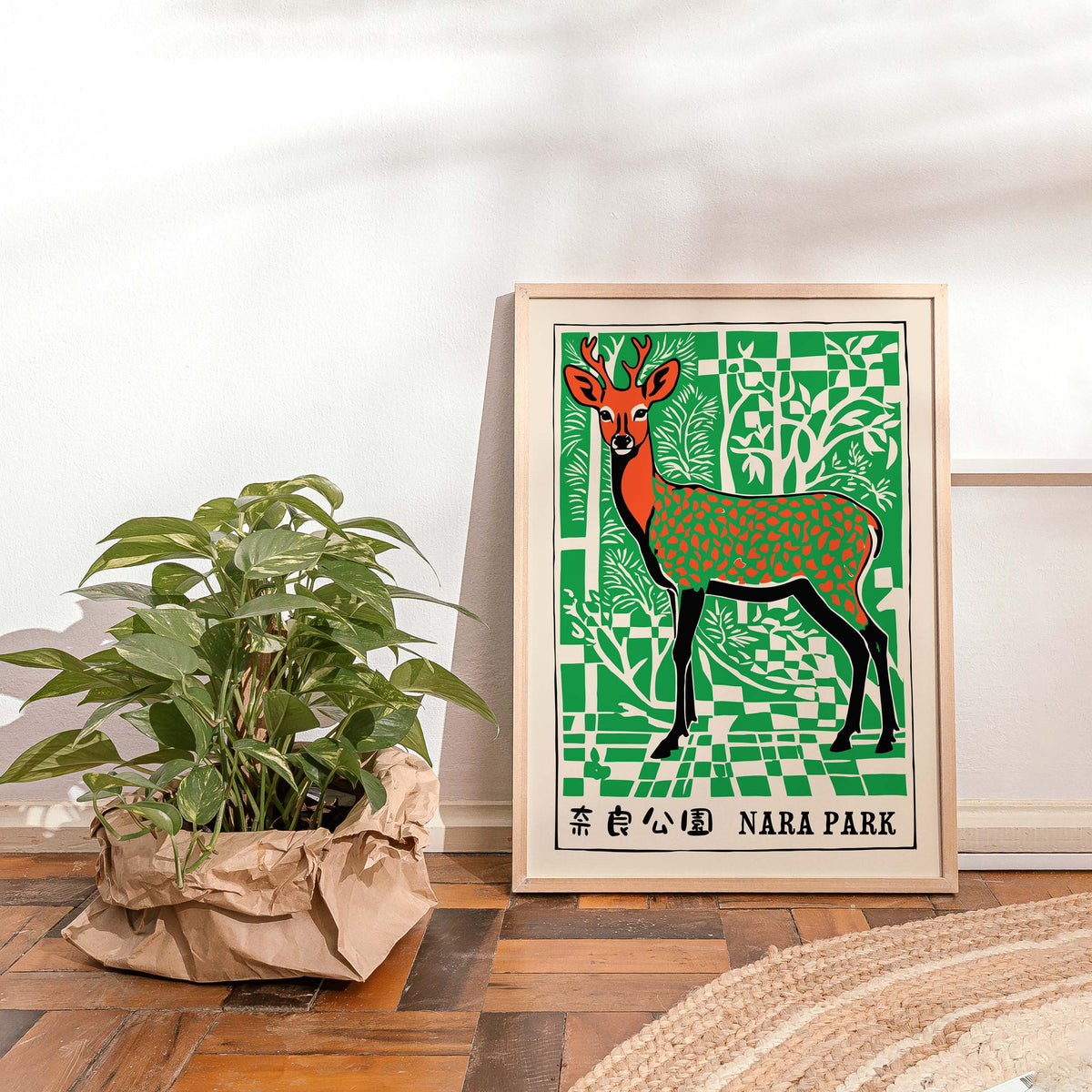 Nara Park Deer Wildlife Wall Art