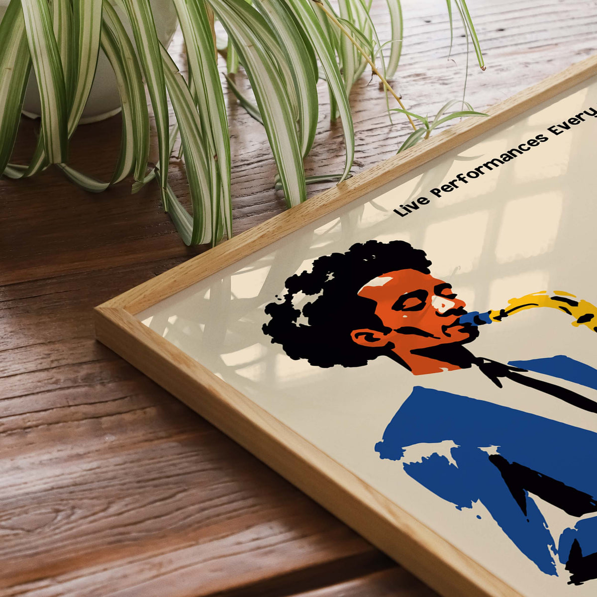NYC Jazz Club Saxophone Wall Art