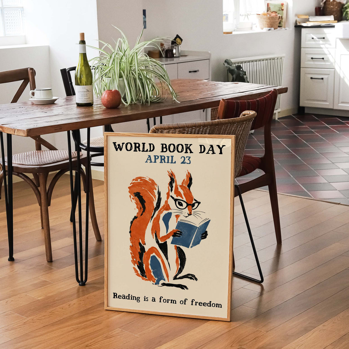 World Book Day Reading Poster