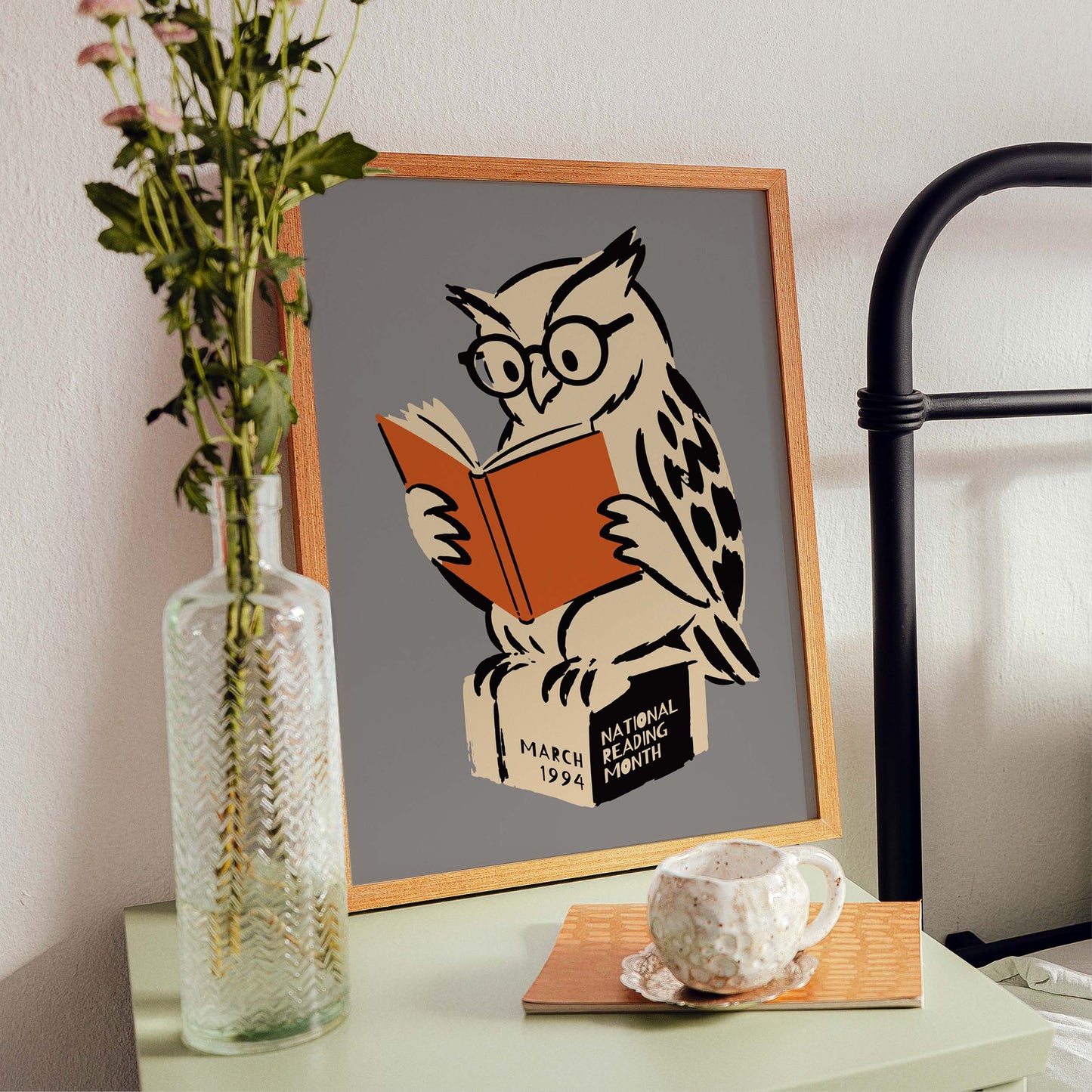 Reading Month Print For Study Room