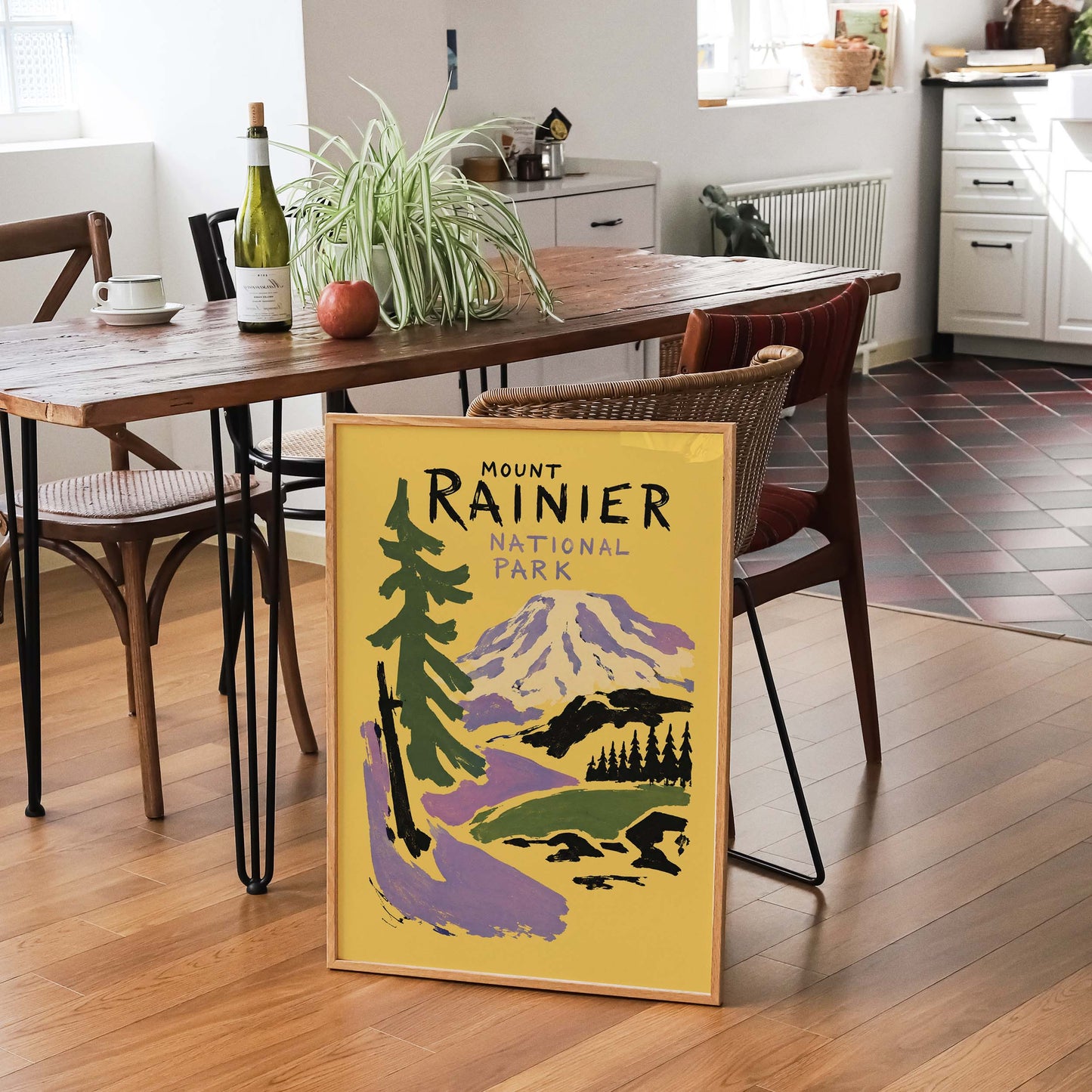 Mount Rainier National Park Poster Print