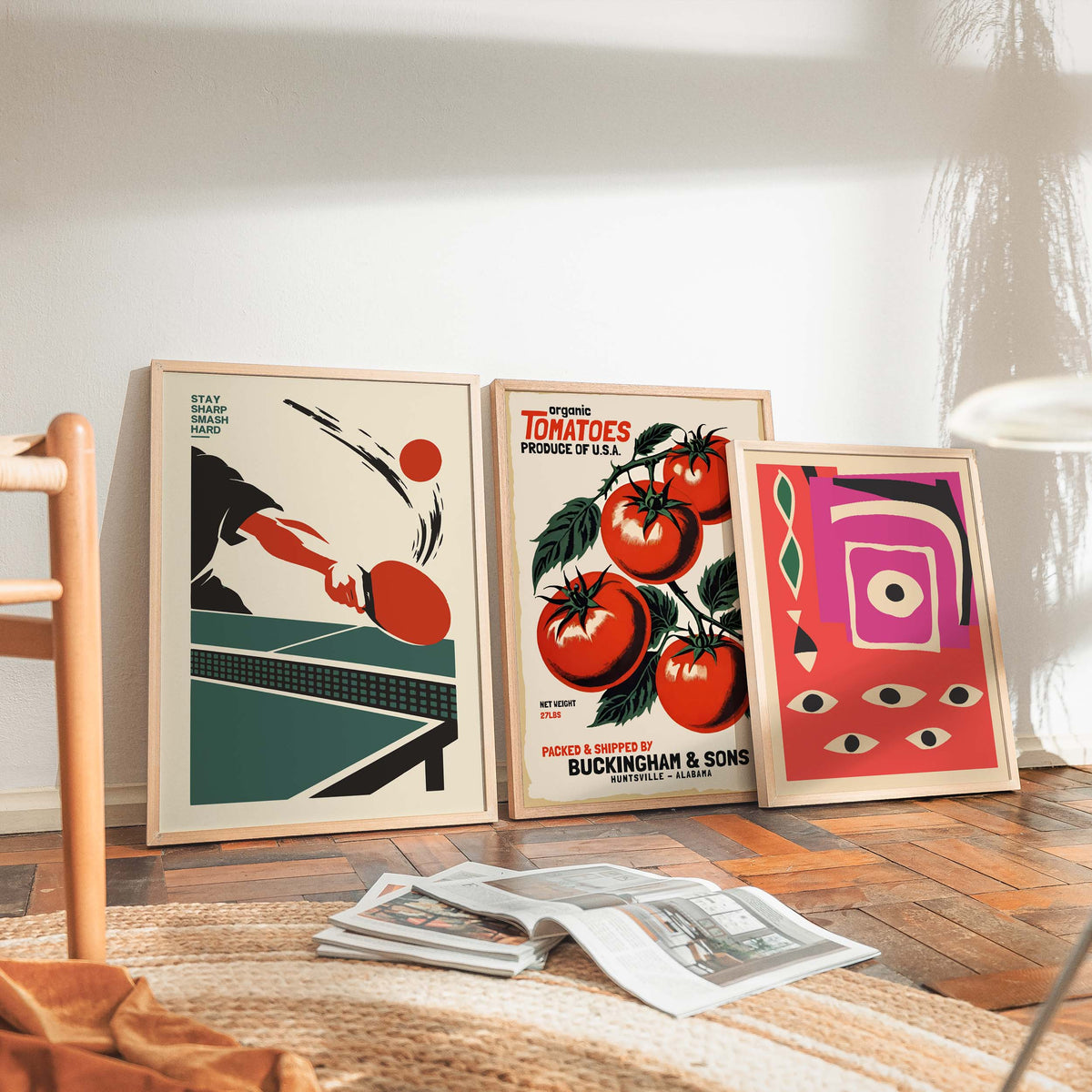 Table Tennis Sports Poster