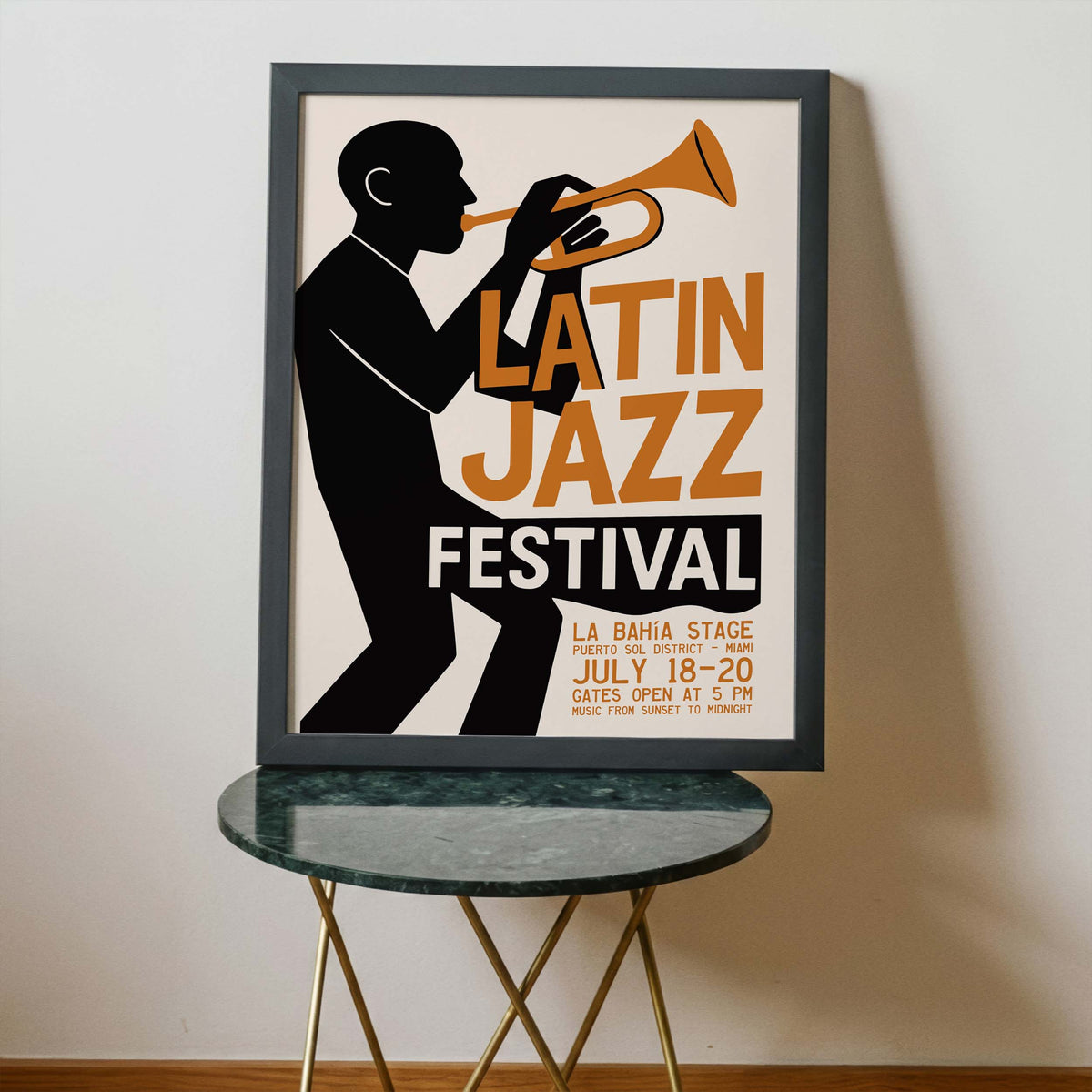 Latin Jazz Festival Poster