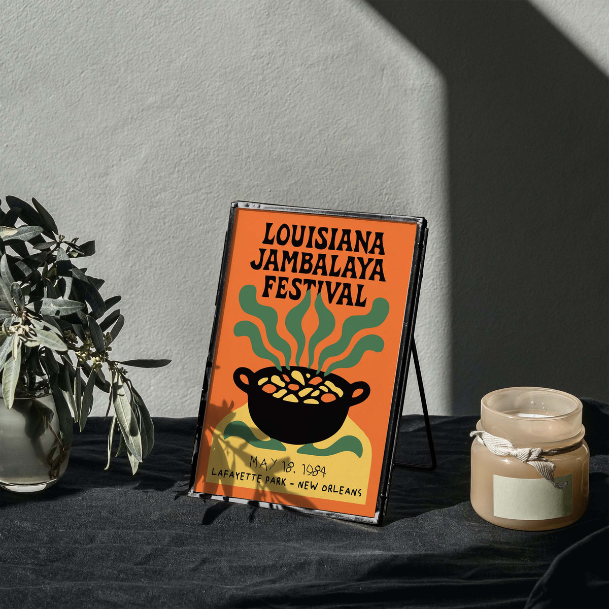 Louisiana Jambalaya Festival Poster