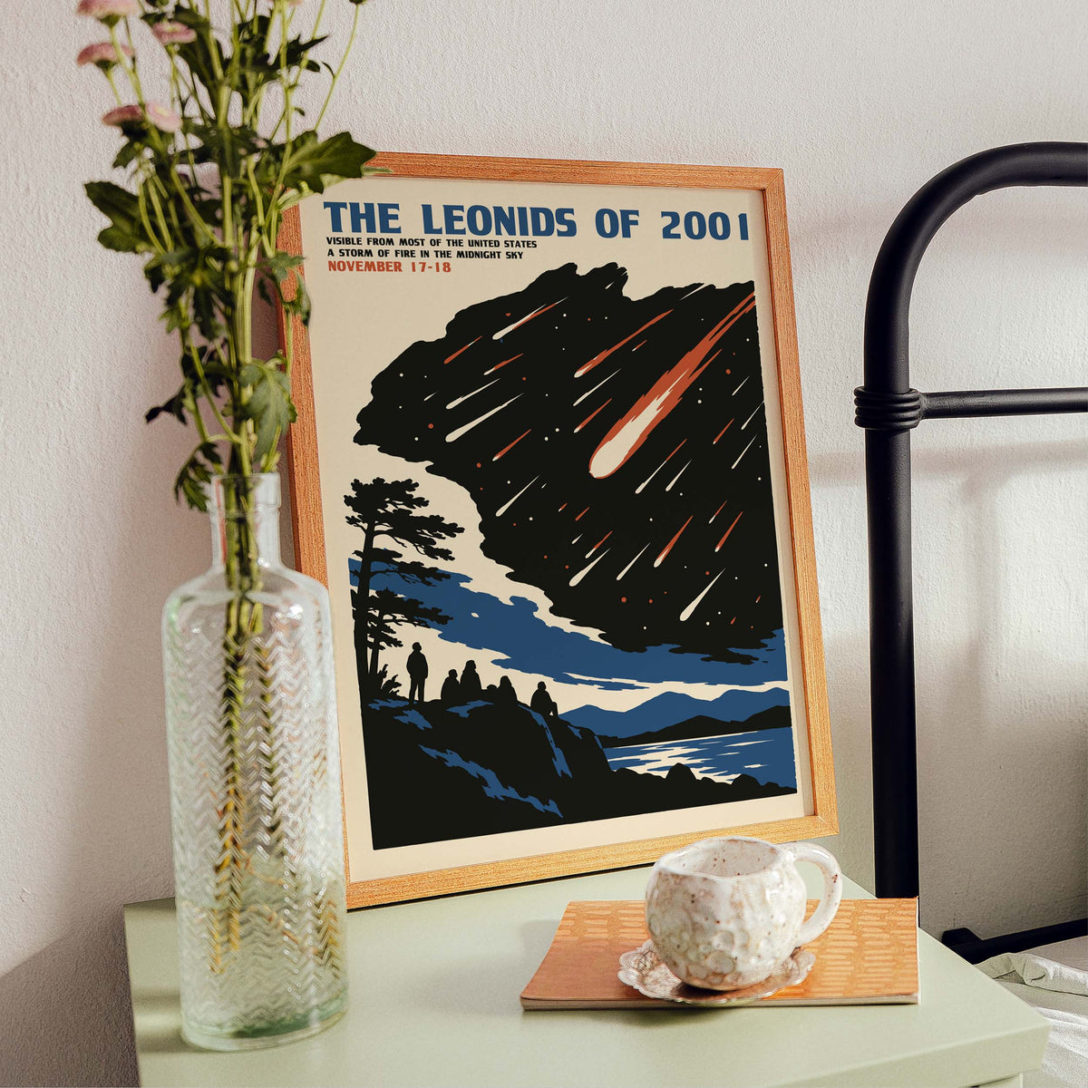 Leonids Meteor Shower Astronomy Wall Art