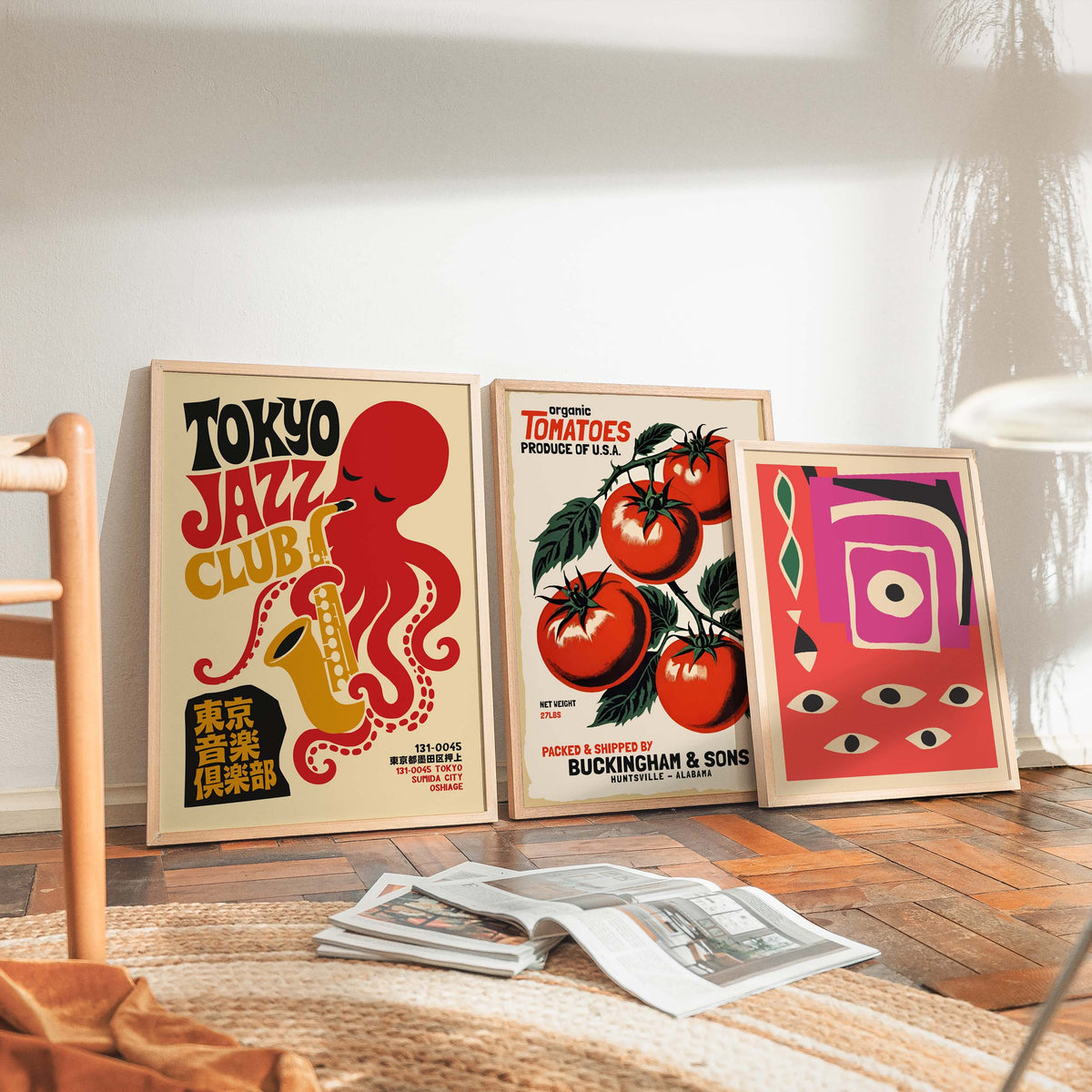 Tokyo Jazz Octopus Poster