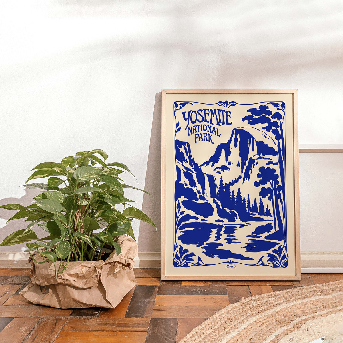 Yosemite National Park Landscape Poster Print