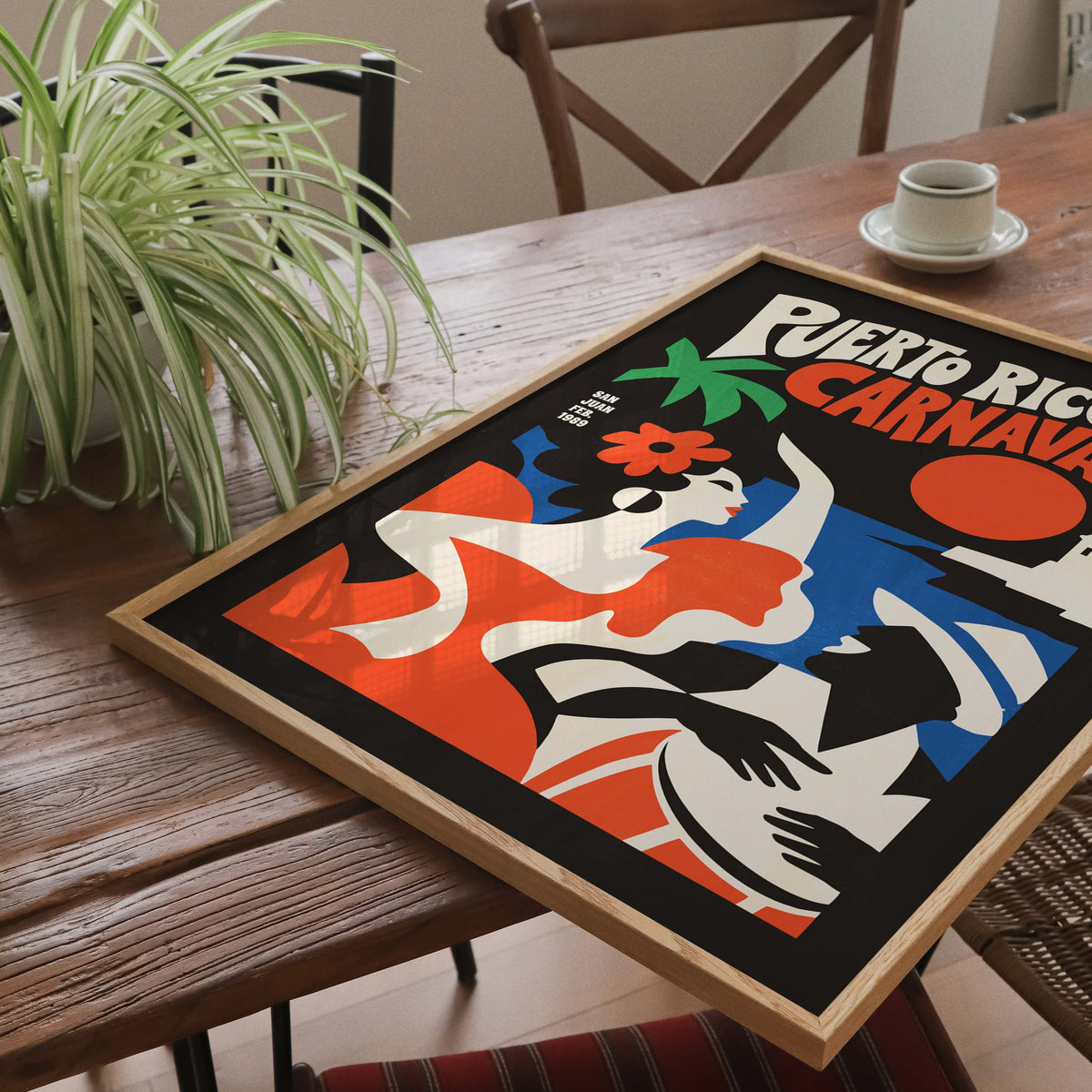 Puerto Rico Carnaval Poster