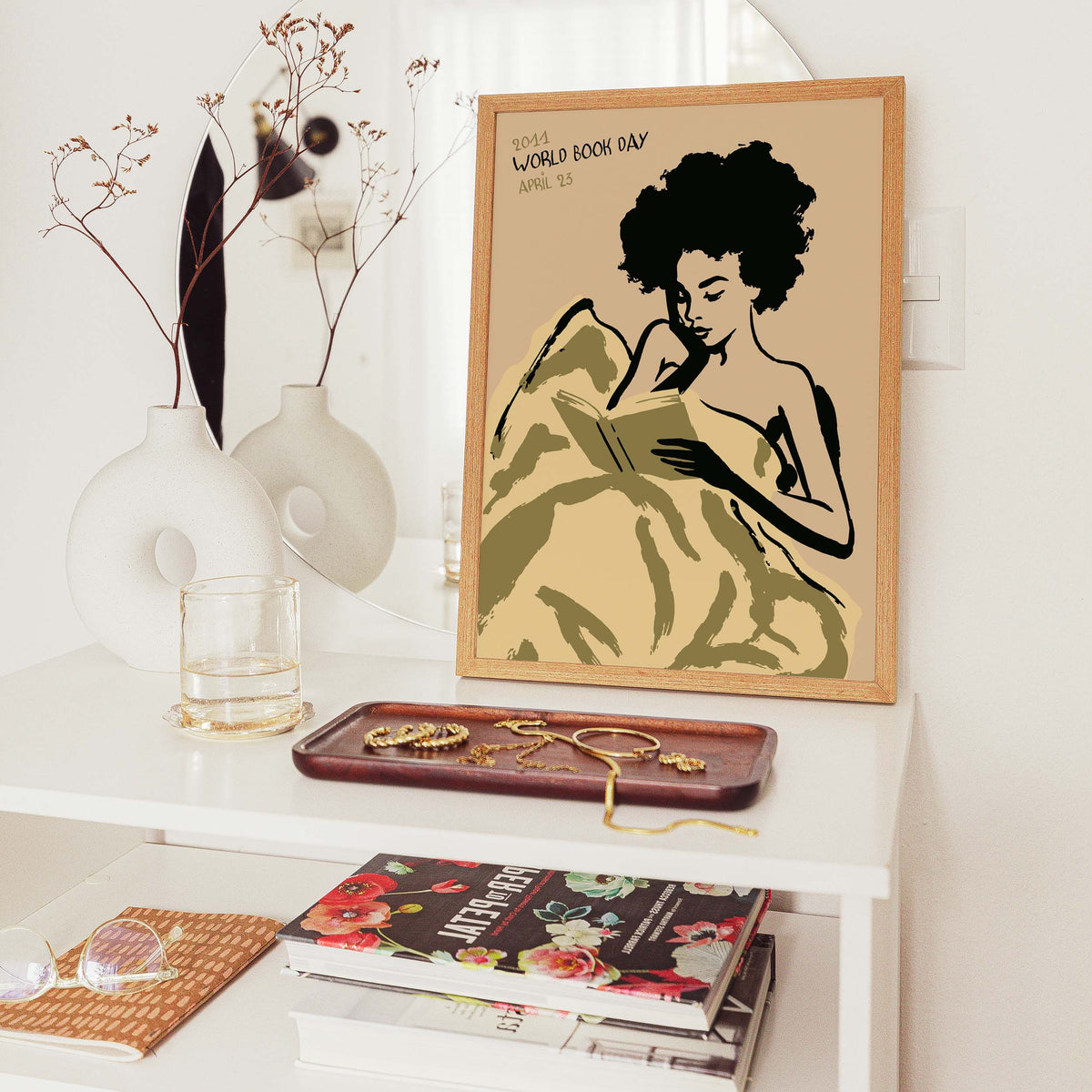 World Book Day Reading Print