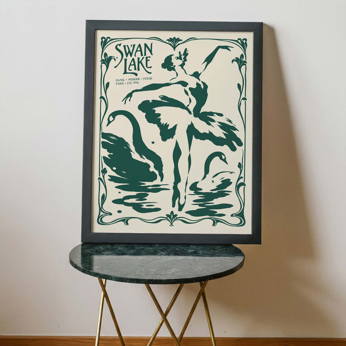 Swan Lake Ballet Poster Print