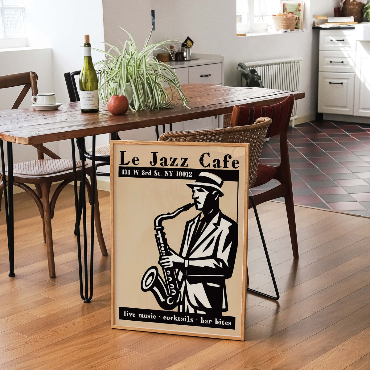 Jazz Saxophone Music Poster Print