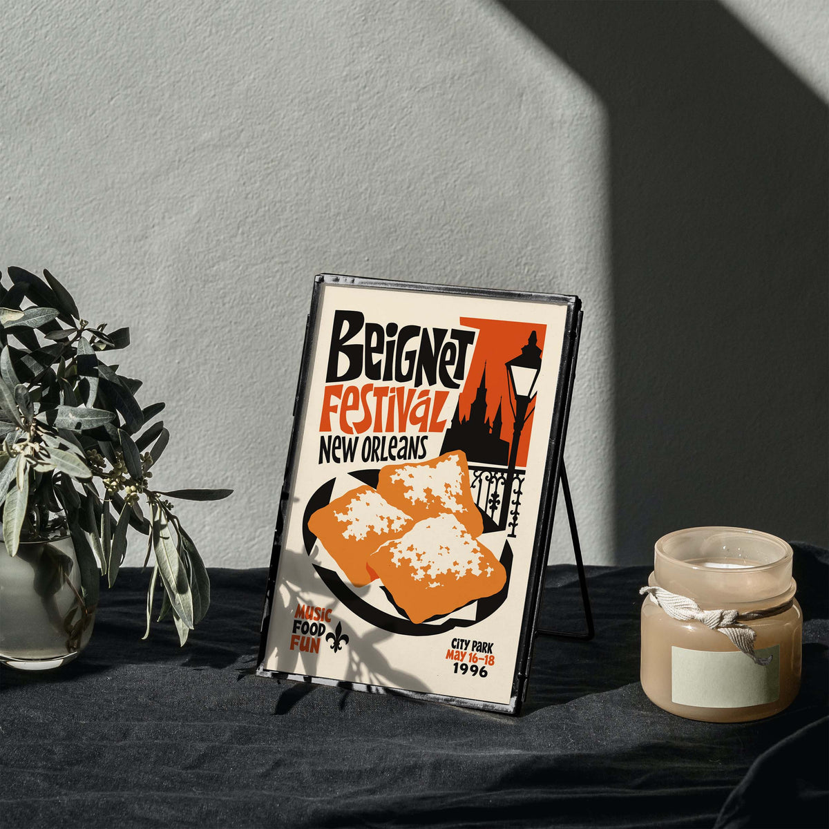 Beignet Festival New Orleans Poster