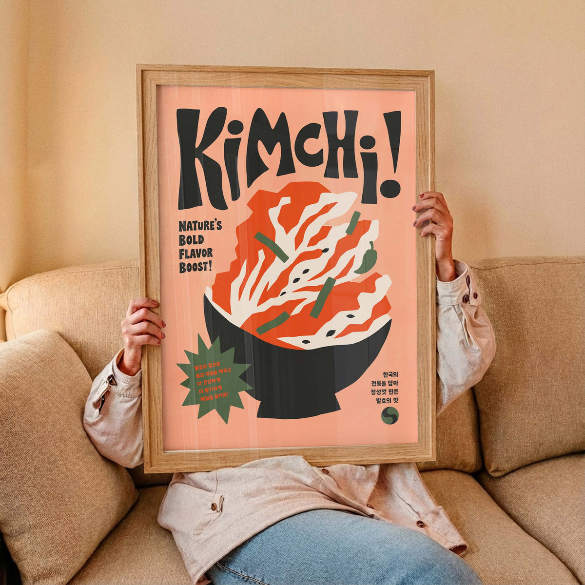 Kimchi Korean Food Wall Art
