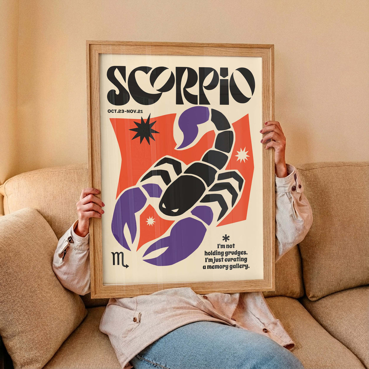 Scorpio Scorpion Zodiac Wall Art