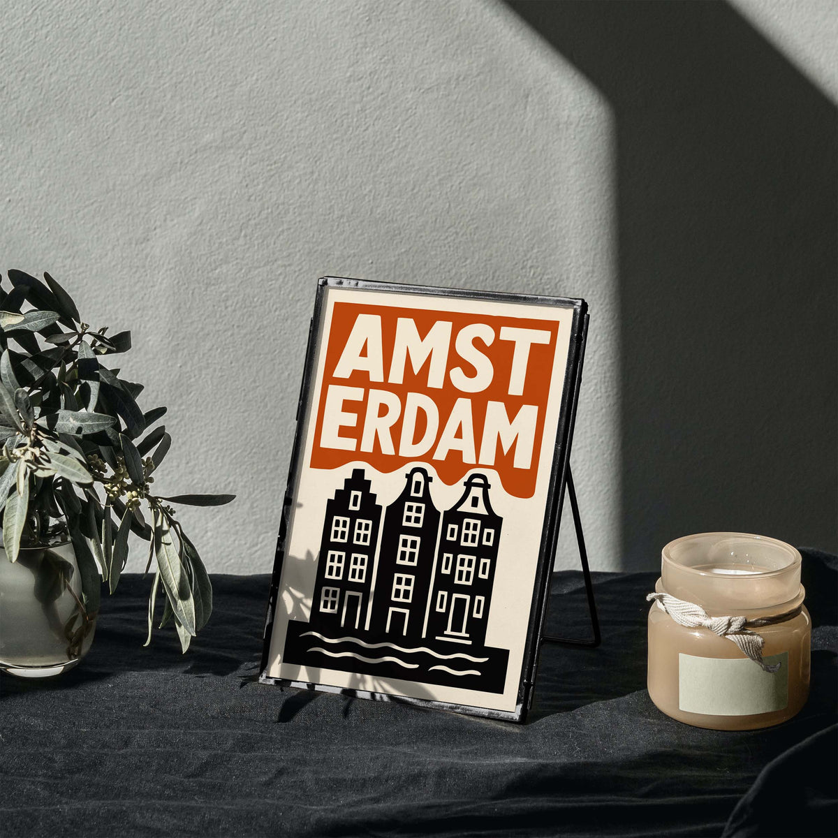 Amsterdam Canal Houses Poster
