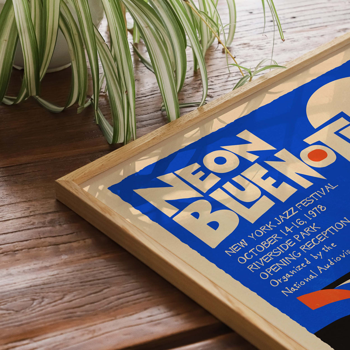Neon Blue Note Jazz Festival Poster