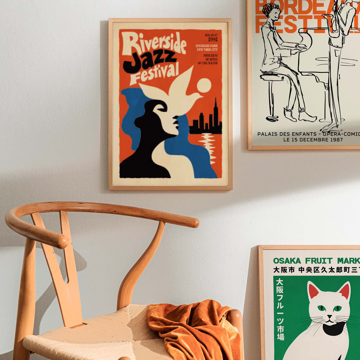 Riverside Jazz Festival Poster Print