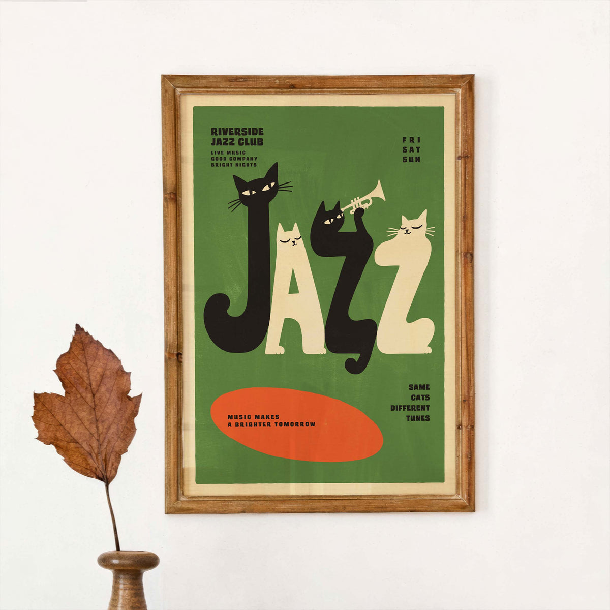 Jazz Cats Riverside Club Print