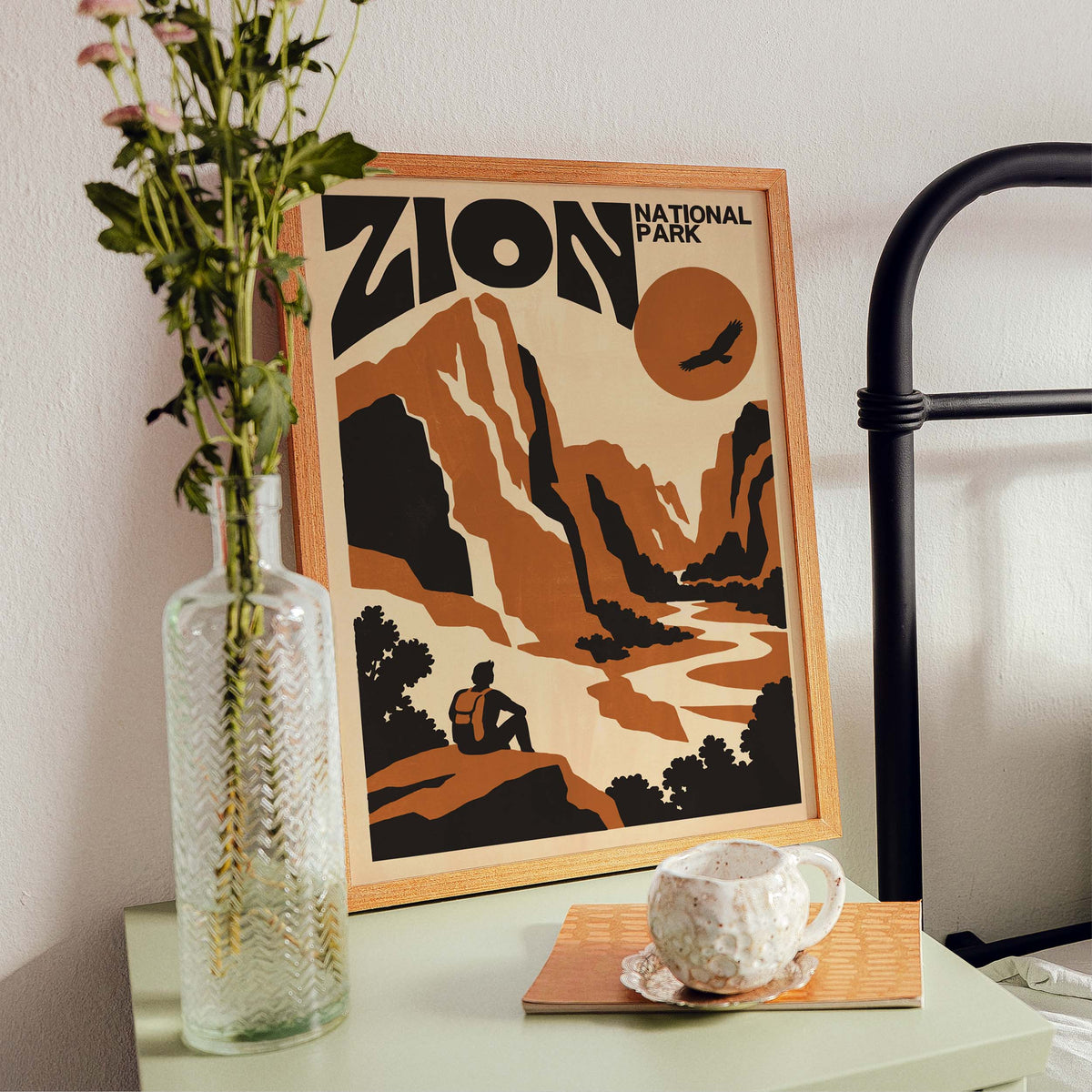 Zion National Park Travel Poster