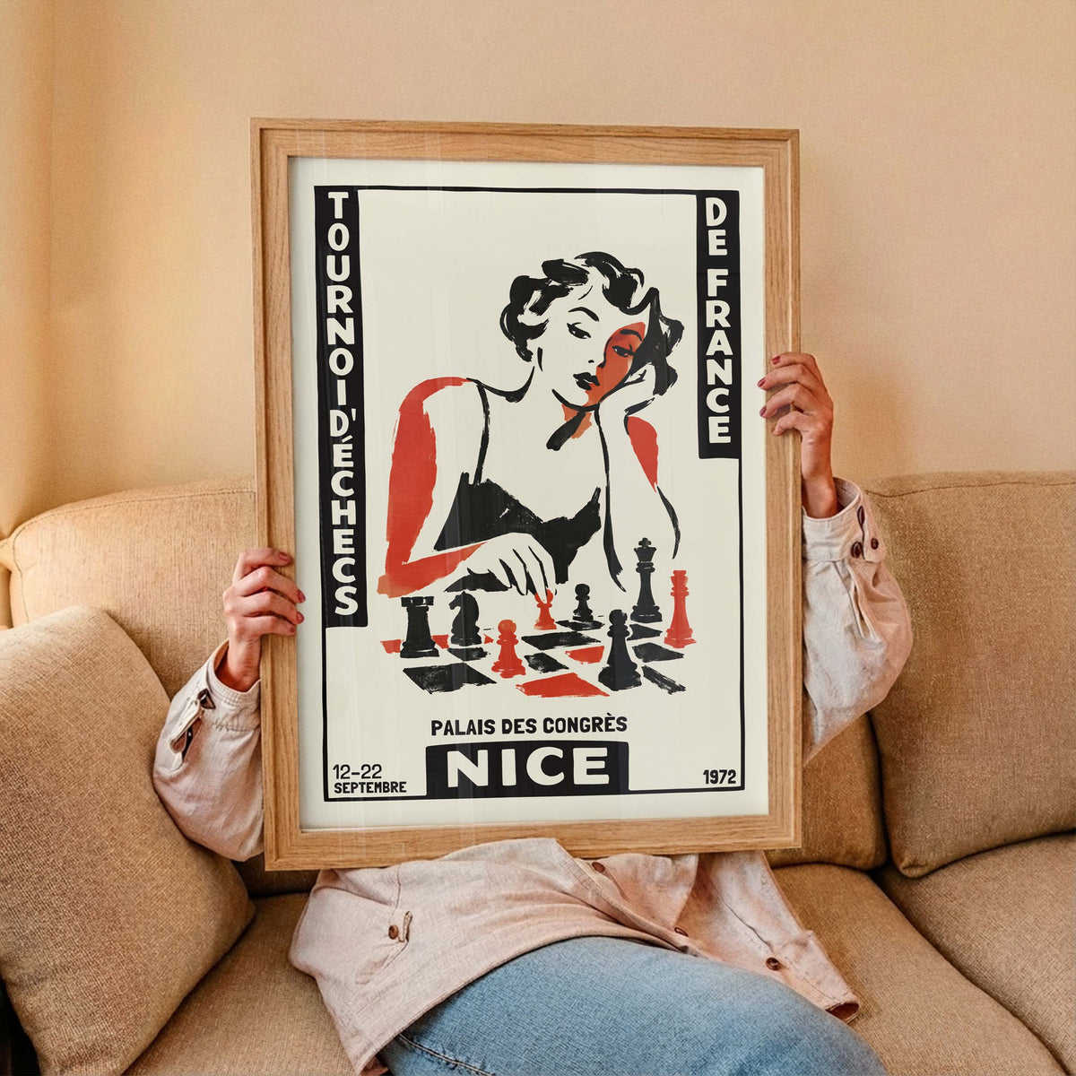Nice Chess Tournament Poster