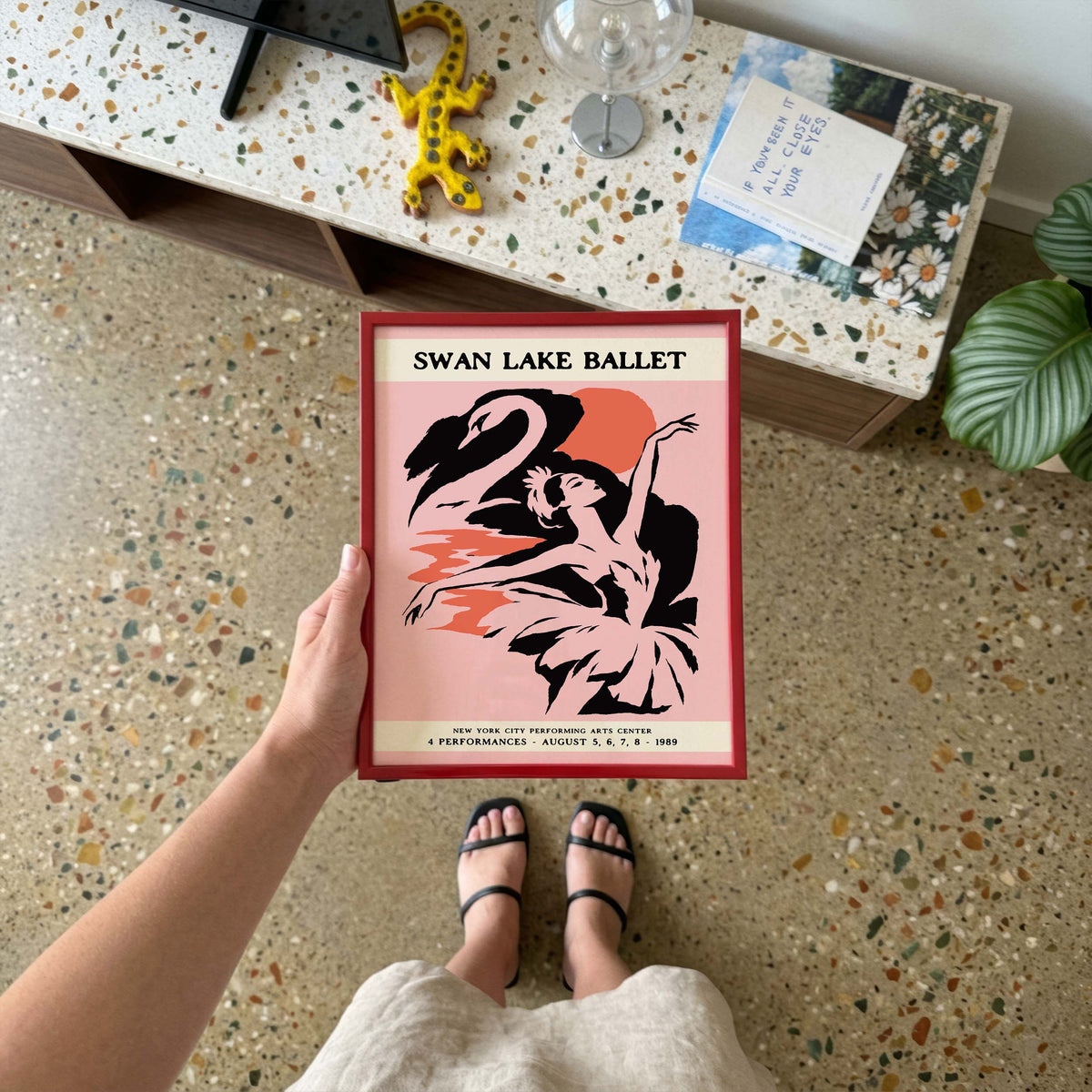 Swan Lake Ballet Poster
