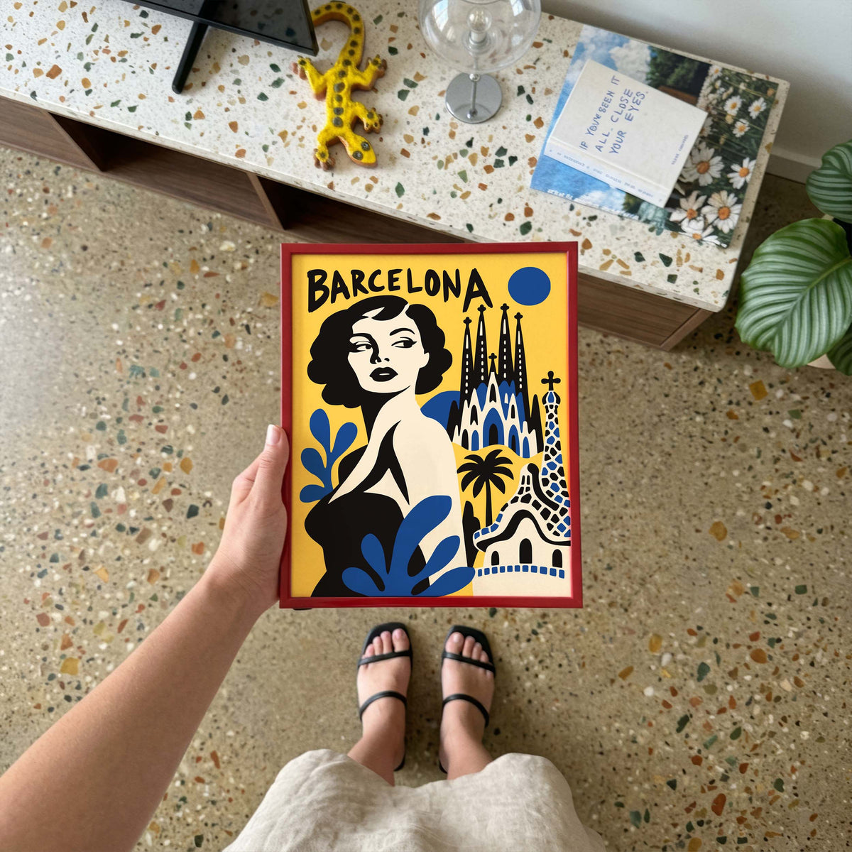 Barcelona Travel Wall Art Print