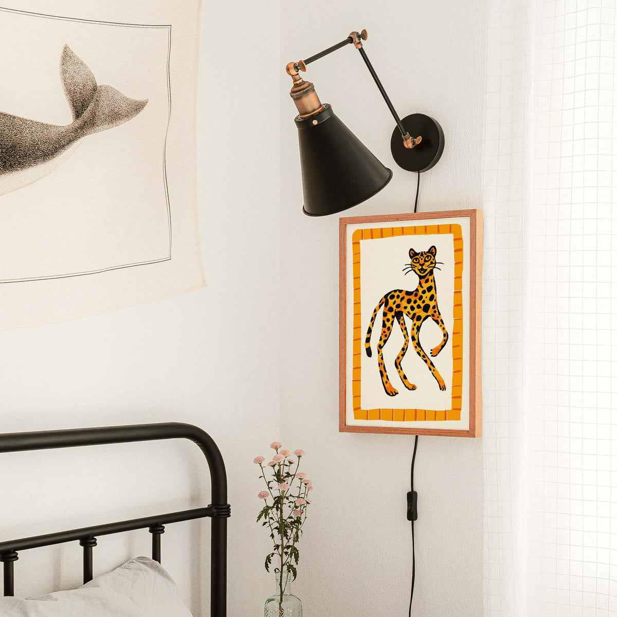 Leopard Wildlife Poster Wall Art
