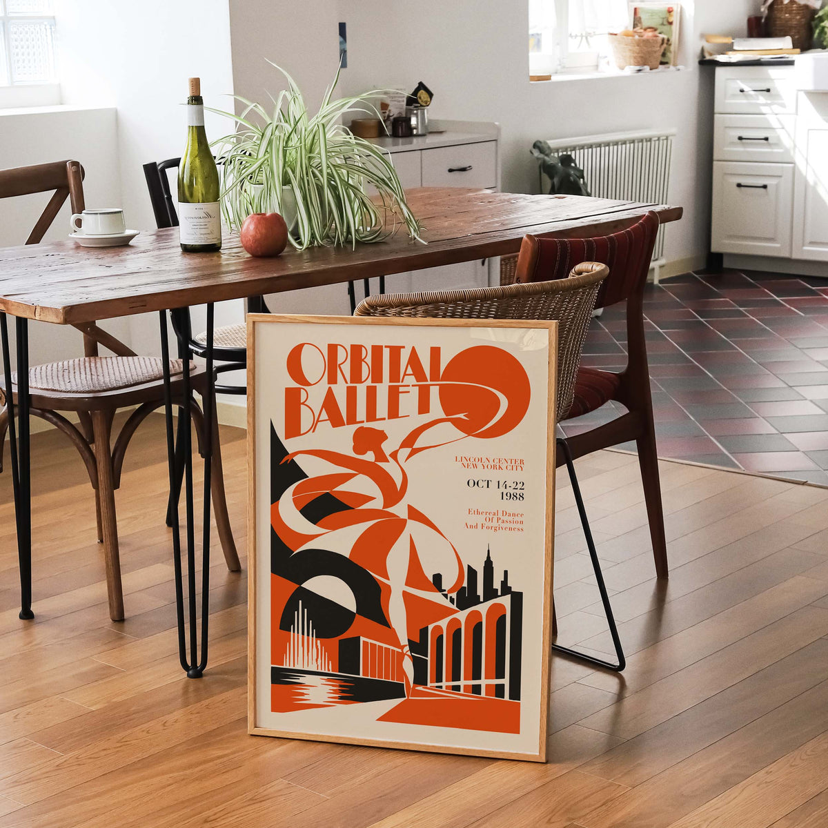 Orbital Ballet Dance Poster Print