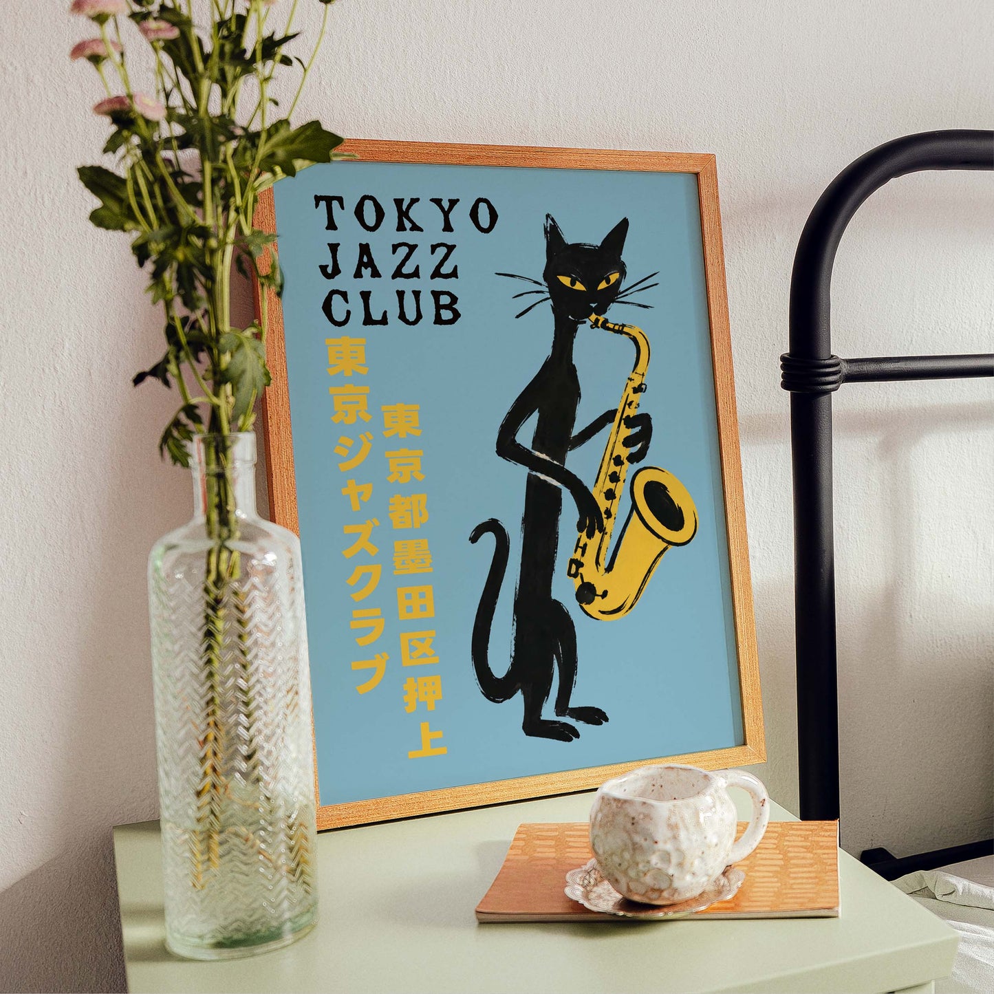 Tokyo Jazz Club Poster For Music Room