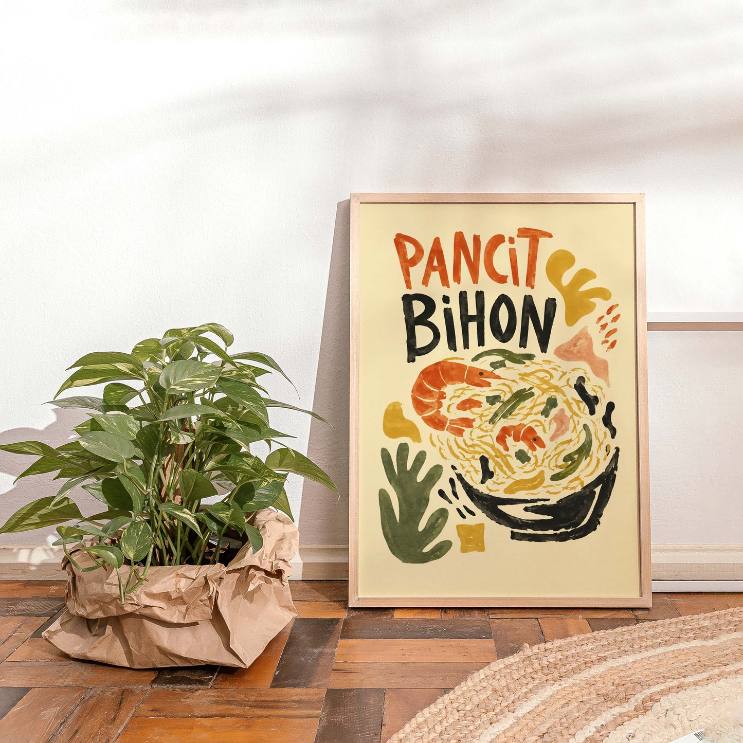 Pancit Bihon Poster For Kitchen