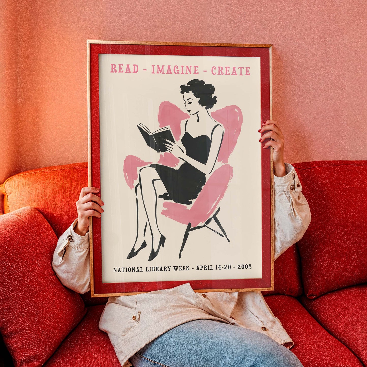 National Library Week Reading Poster