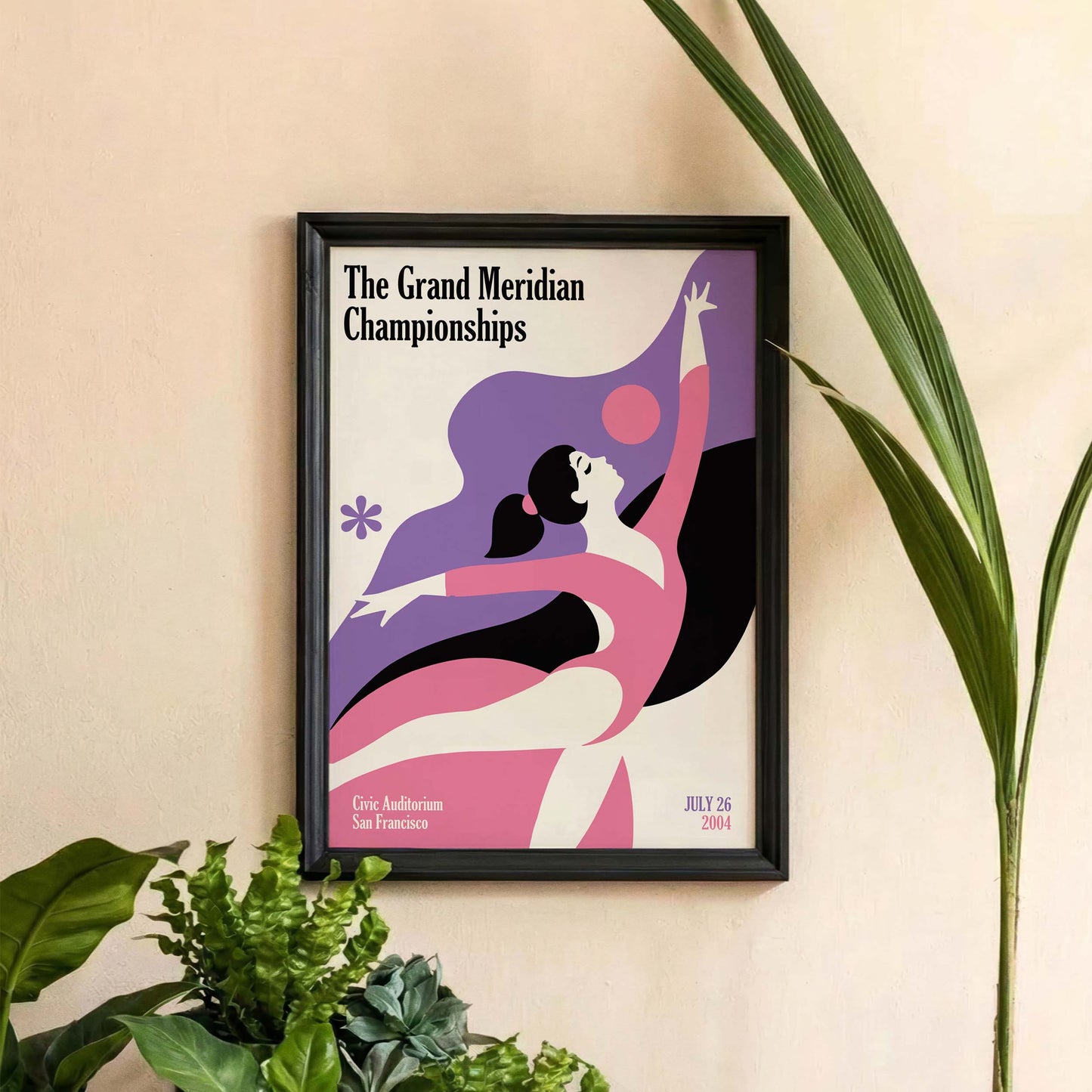 Retro Ballet Poster