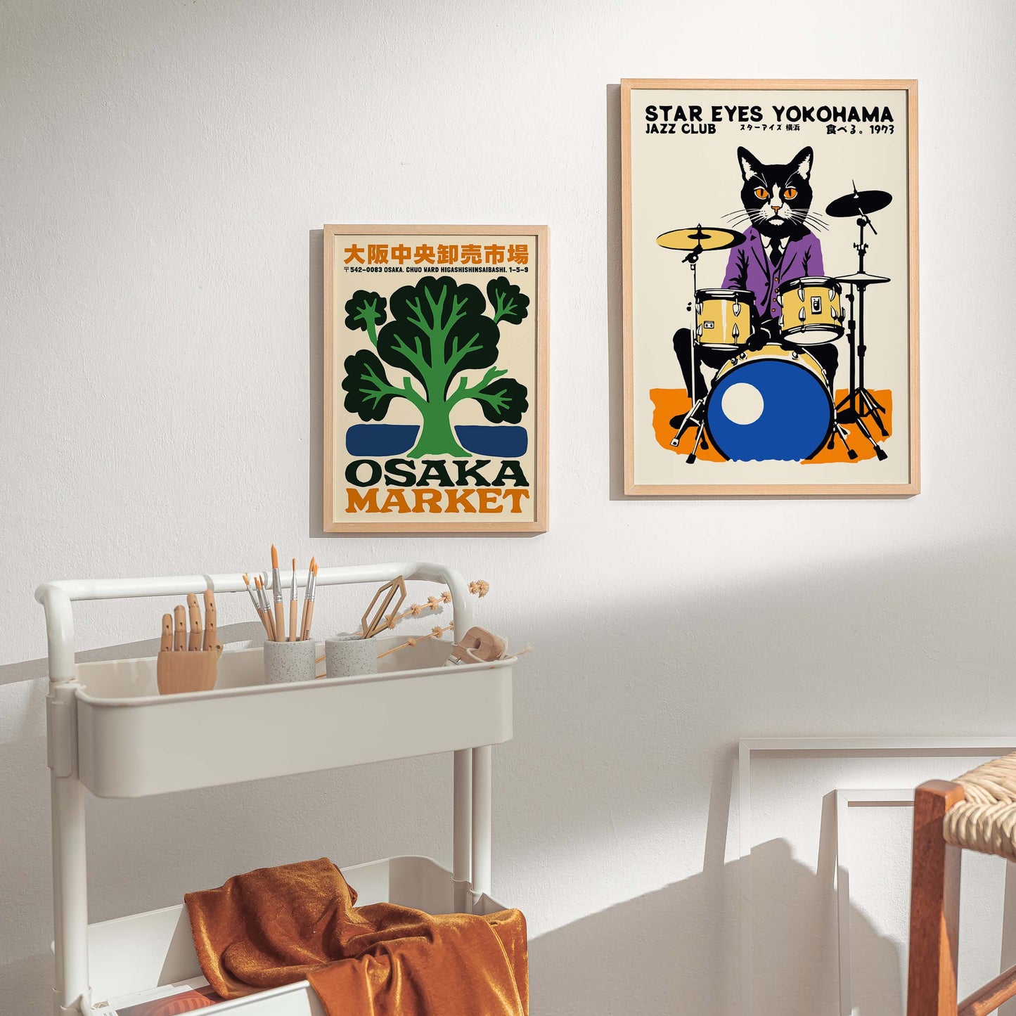 Star Eyes Jazz Club Poster Print