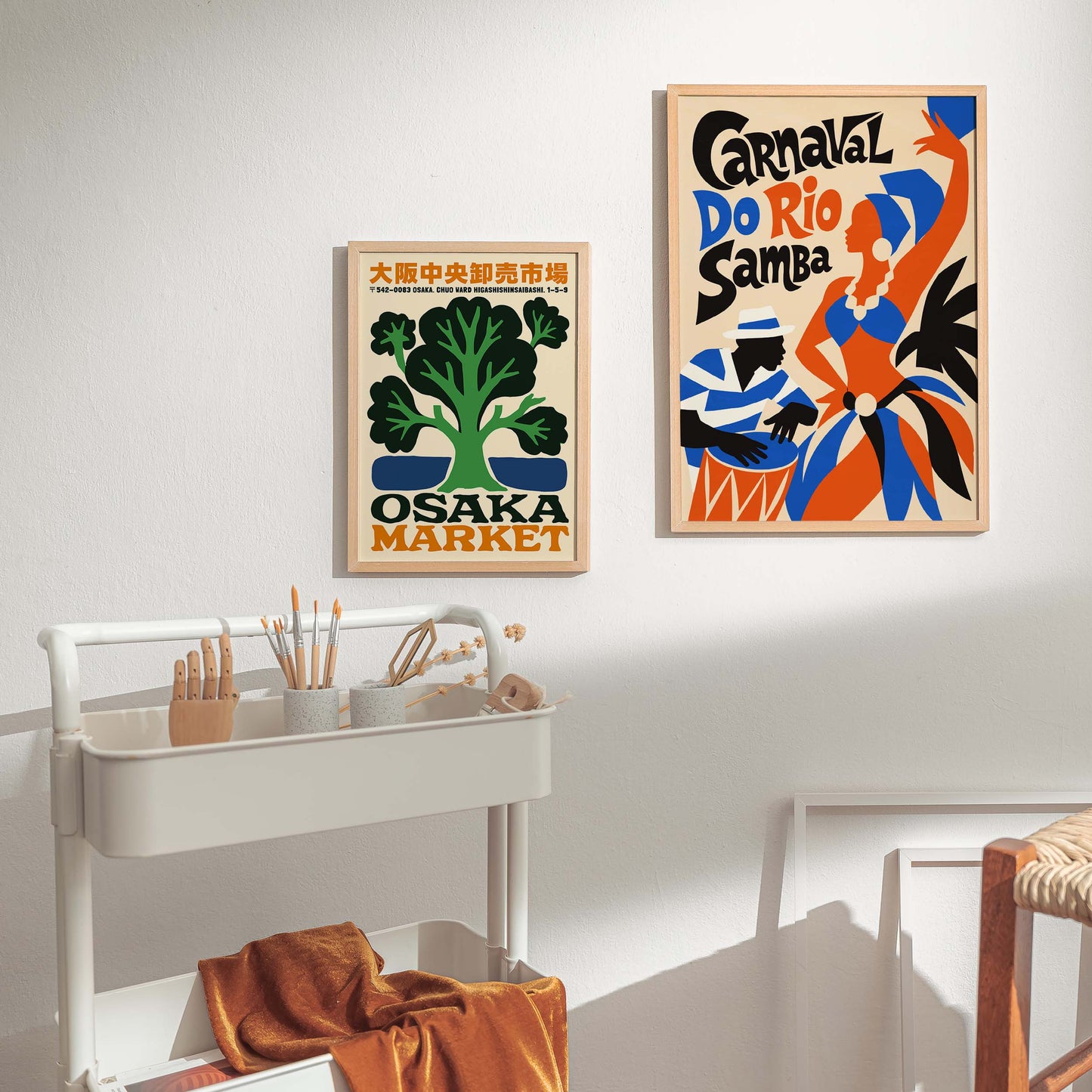 Carnaval Rio Samba Festival Living Room Print