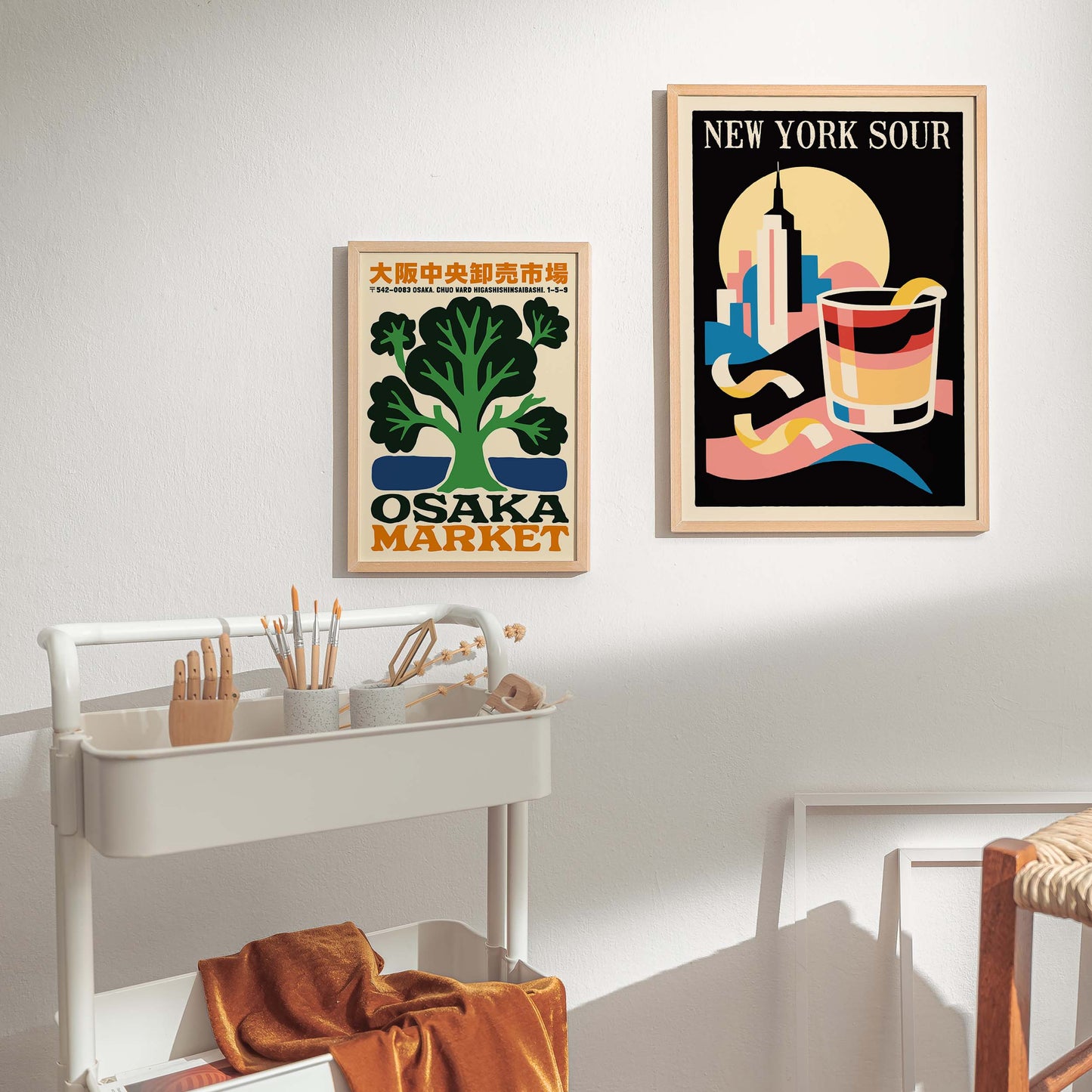 New York Sour Cocktail Print