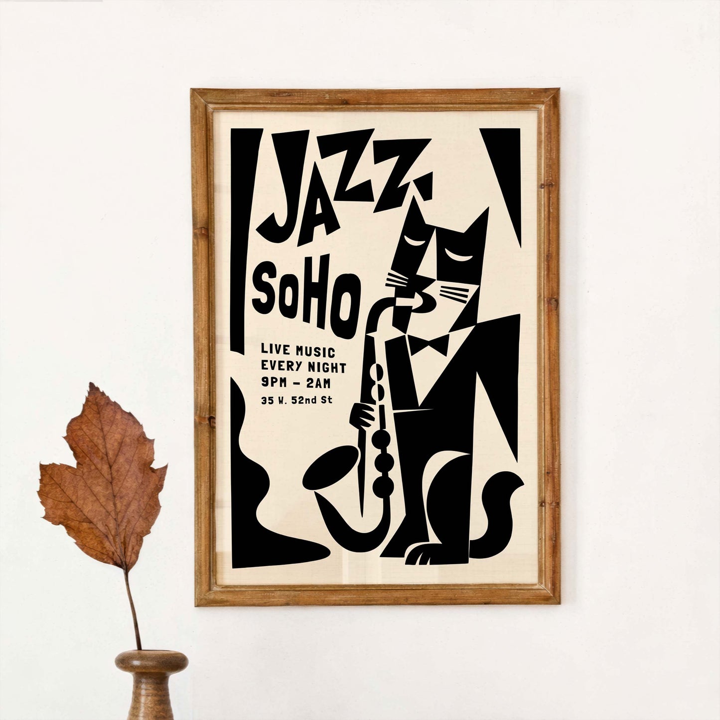 Jazz SoHo Wall Art Print