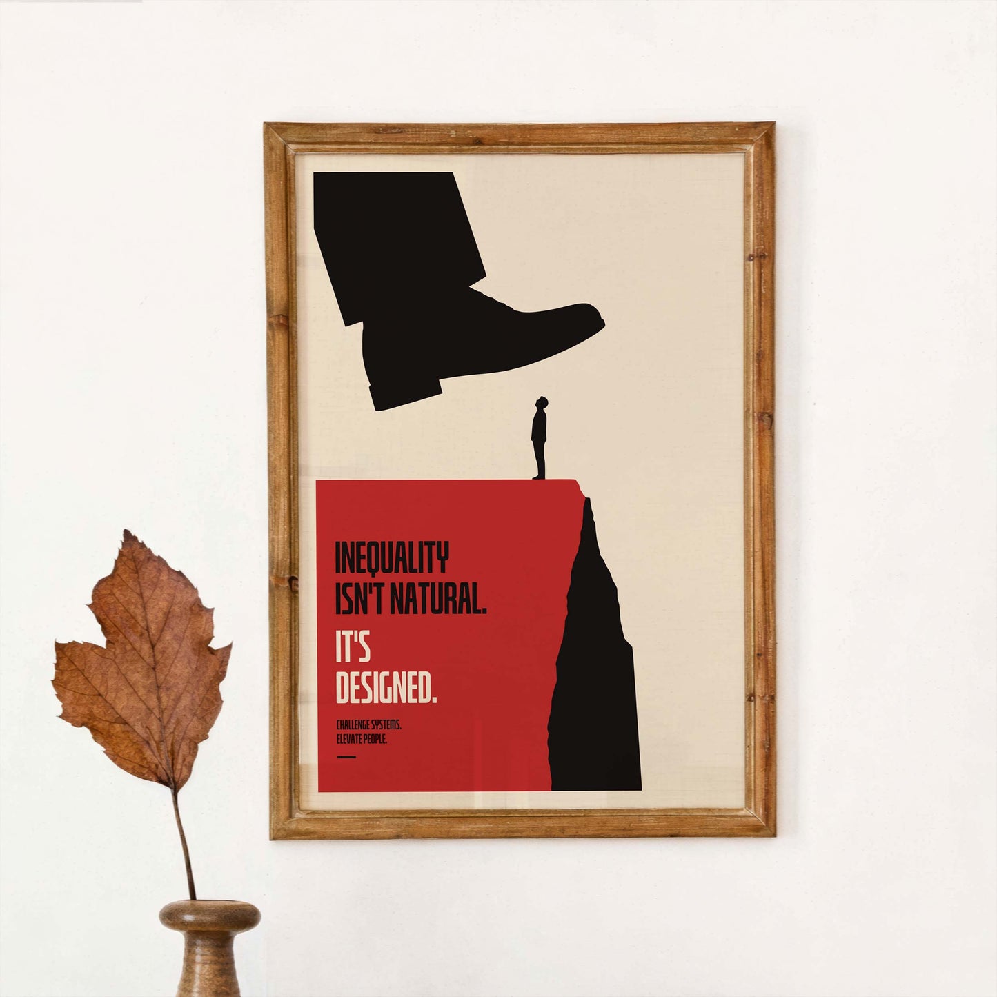 Inequality Awareness Poster Print