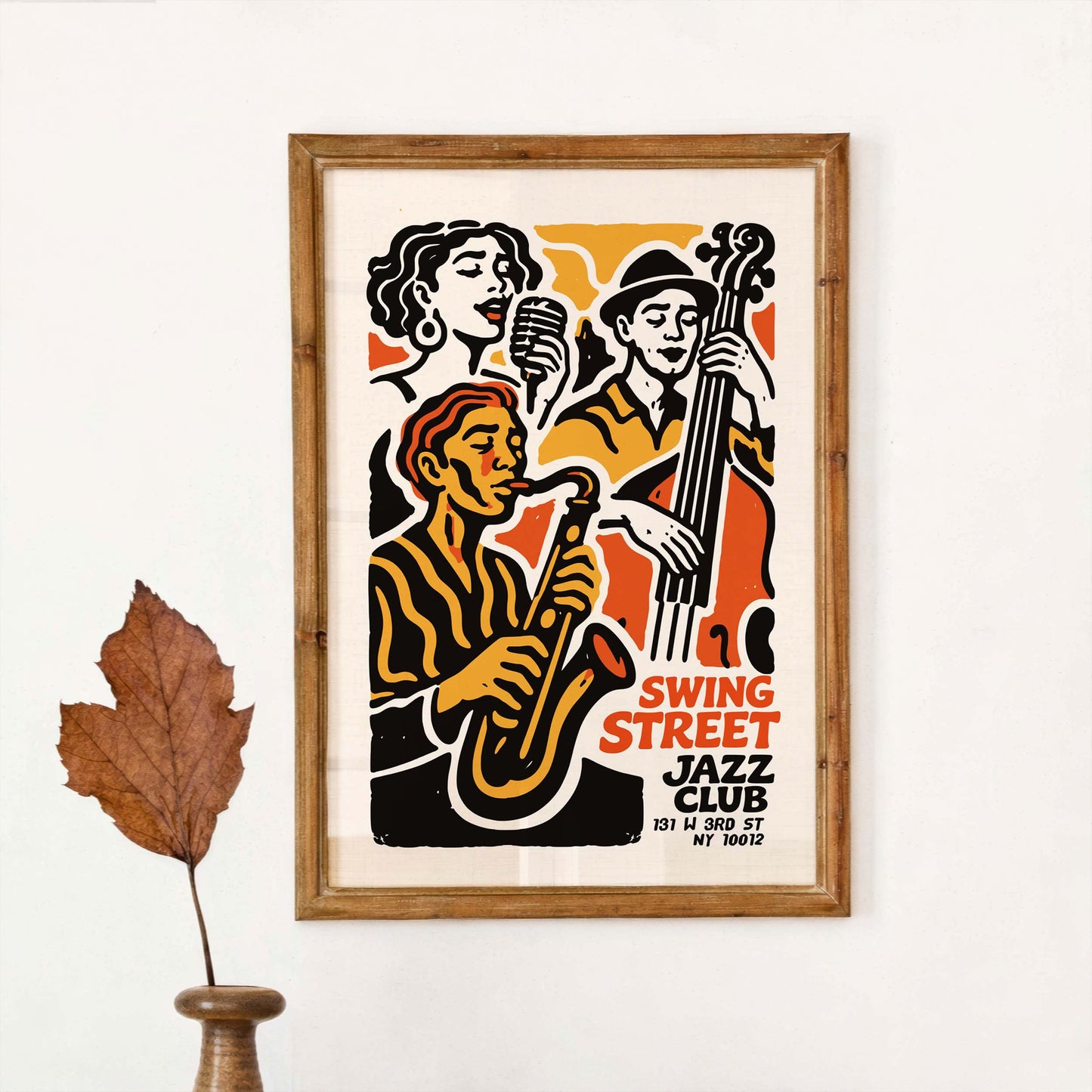 Swing Street Jazz Club Poster