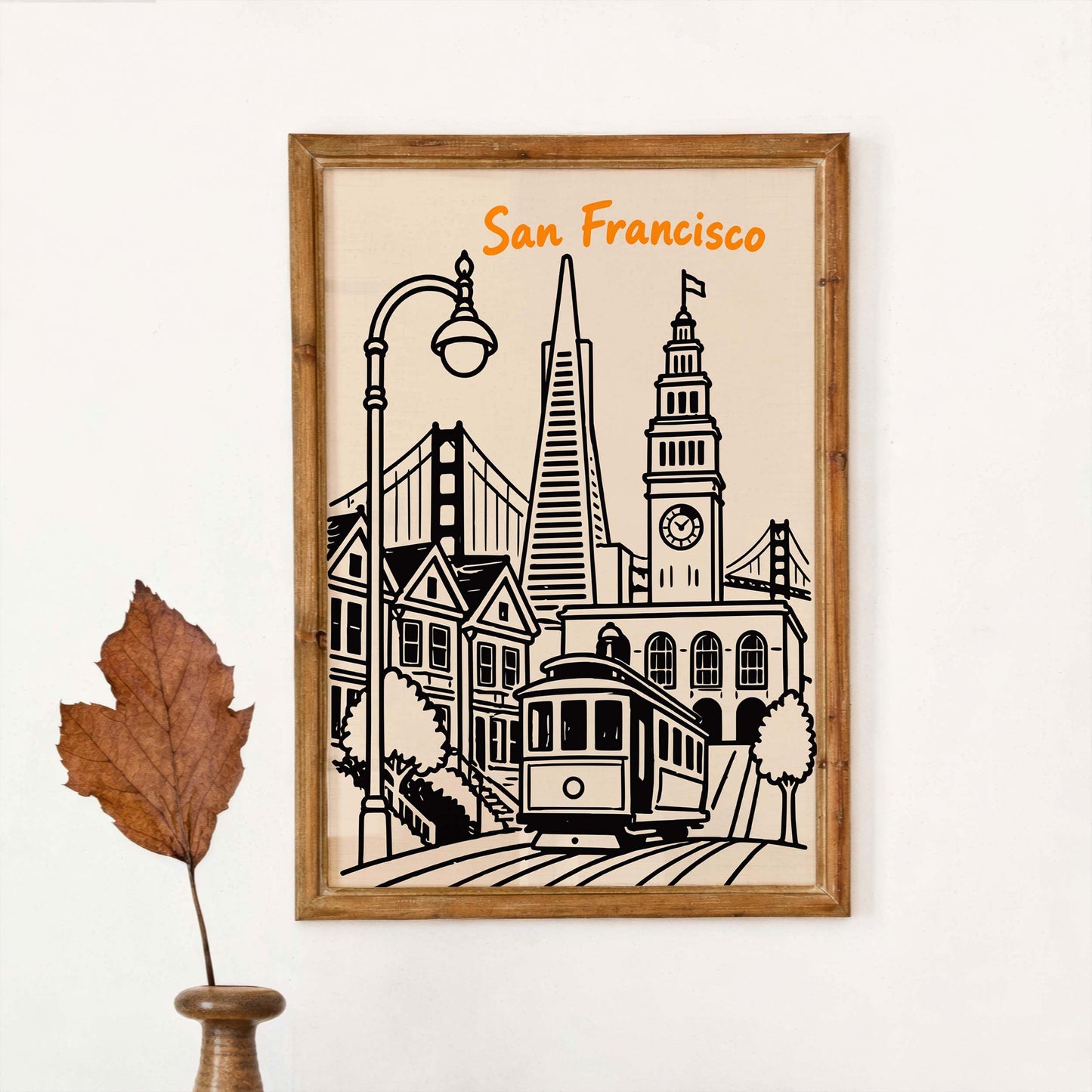 San Francisco Cityscape Wall Art
